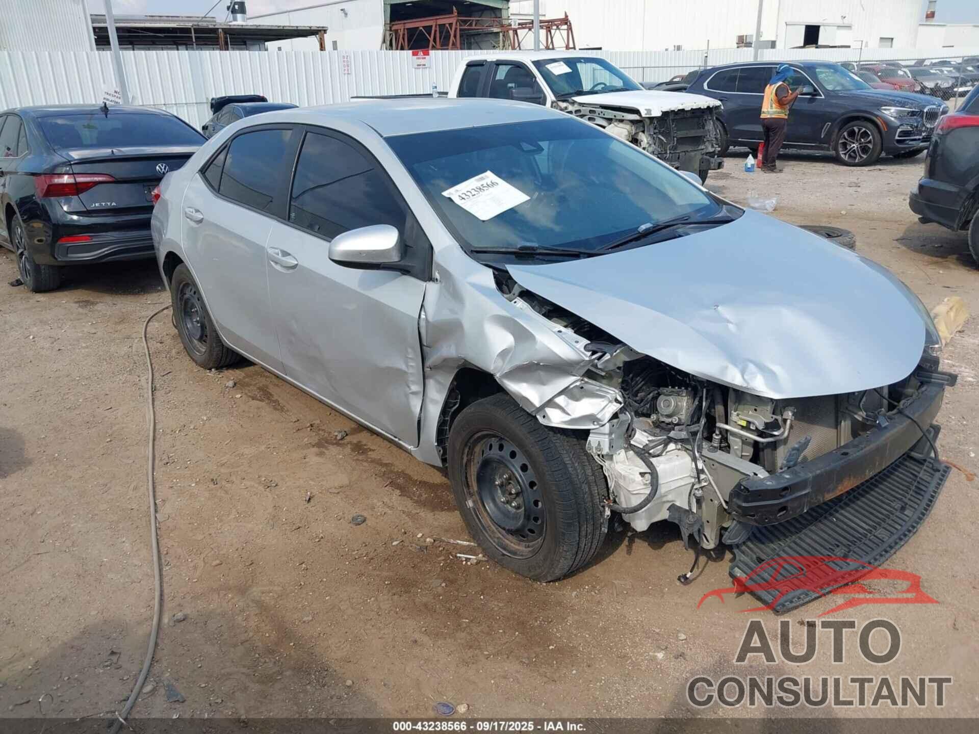 TOYOTA COROLLA 2017 - 5YFBURHE1HP687931