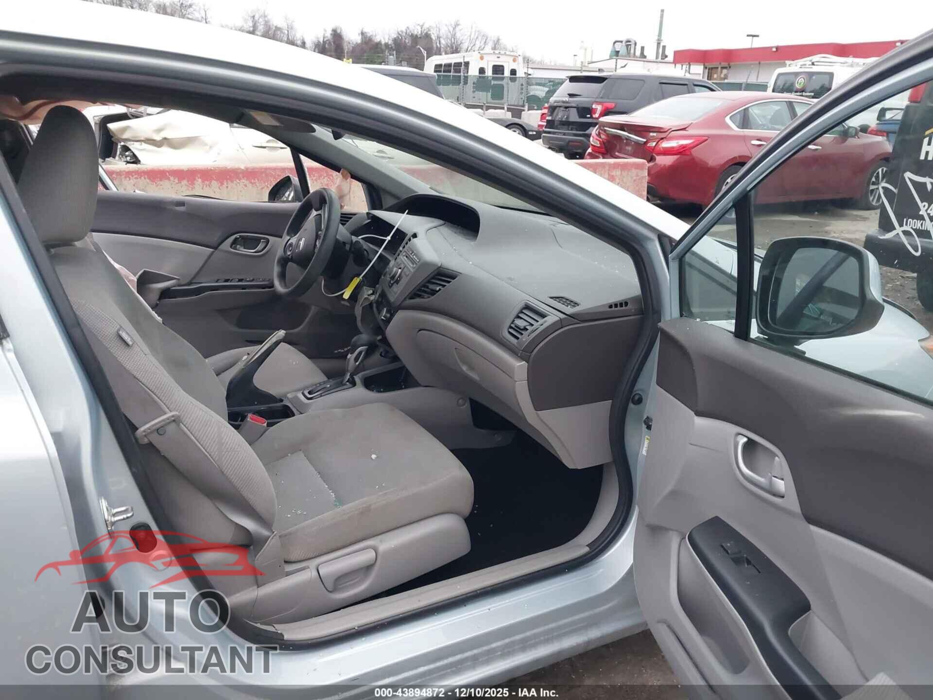 HONDA CIVIC 2012 - 19XFB2F5XCE311322
