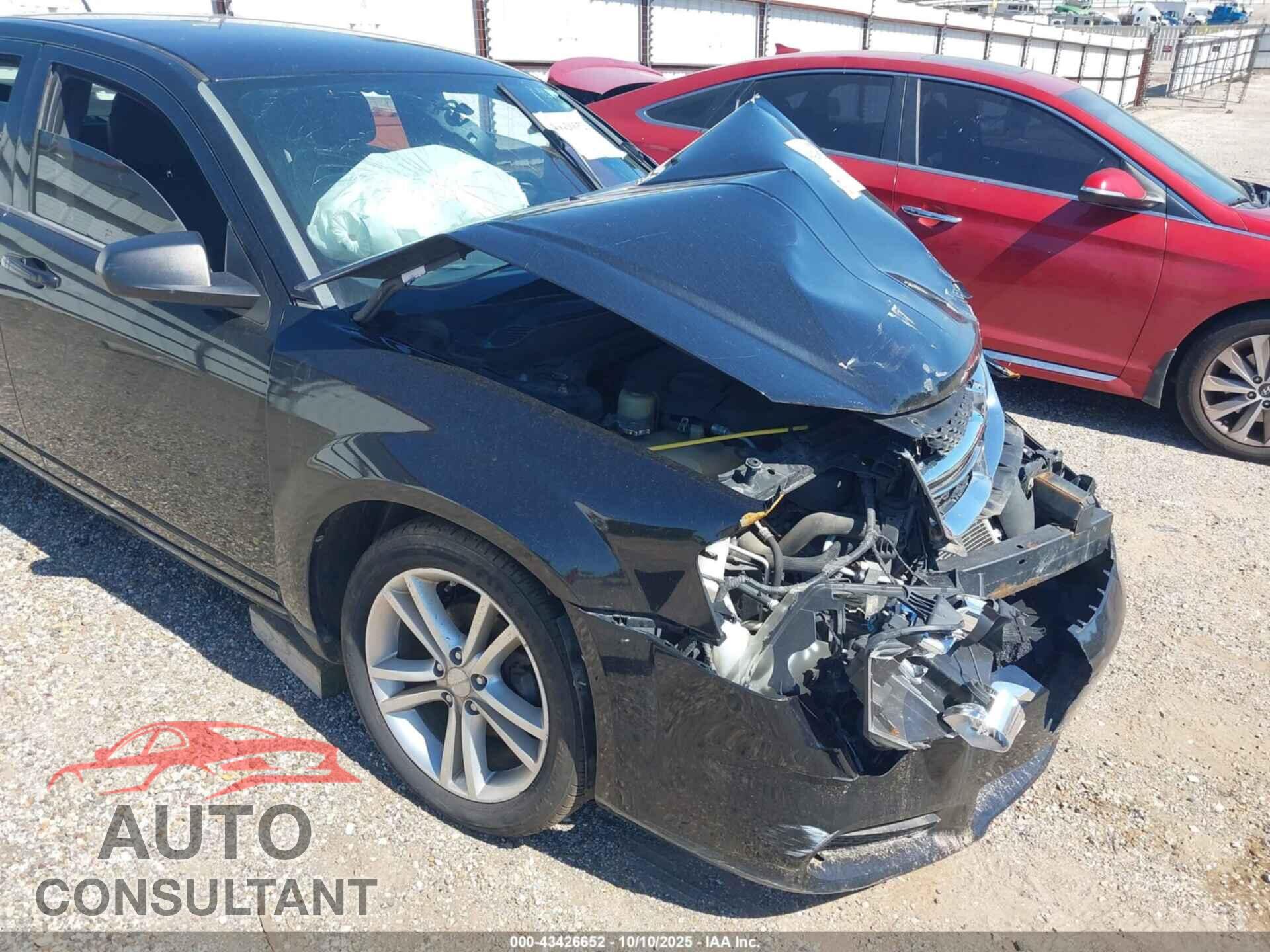 DODGE AVENGER 2013 - 1C3CDZAG6DN769861