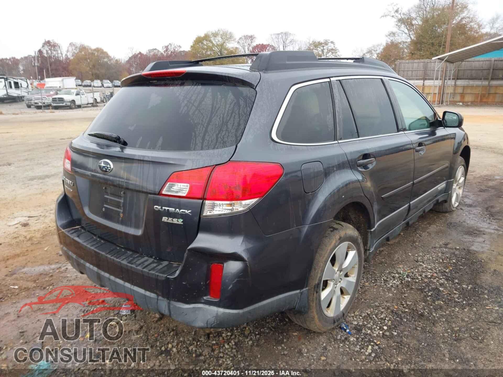 SUBARU OUTBACK 2012 - 4S4BRBCC7C3284399