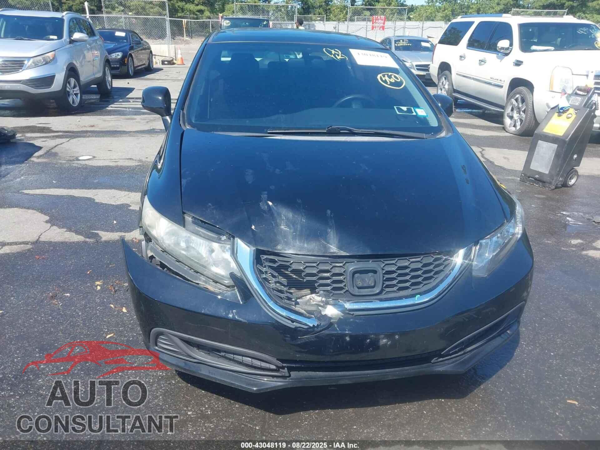 HONDA CIVIC 2013 - 19XFB2F84DE250514