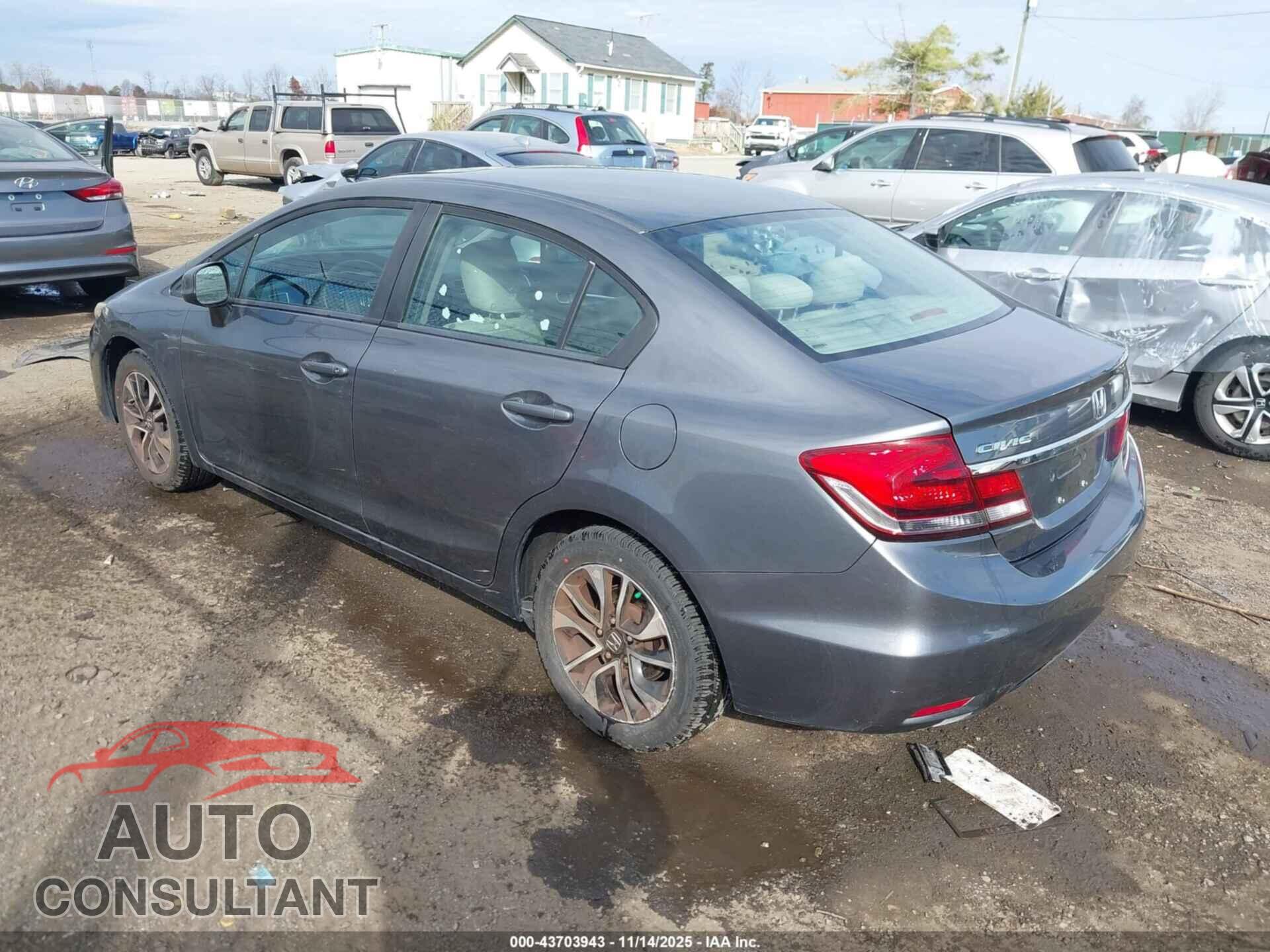 HONDA CIVIC 2013 - 19XFB2F87DE215692