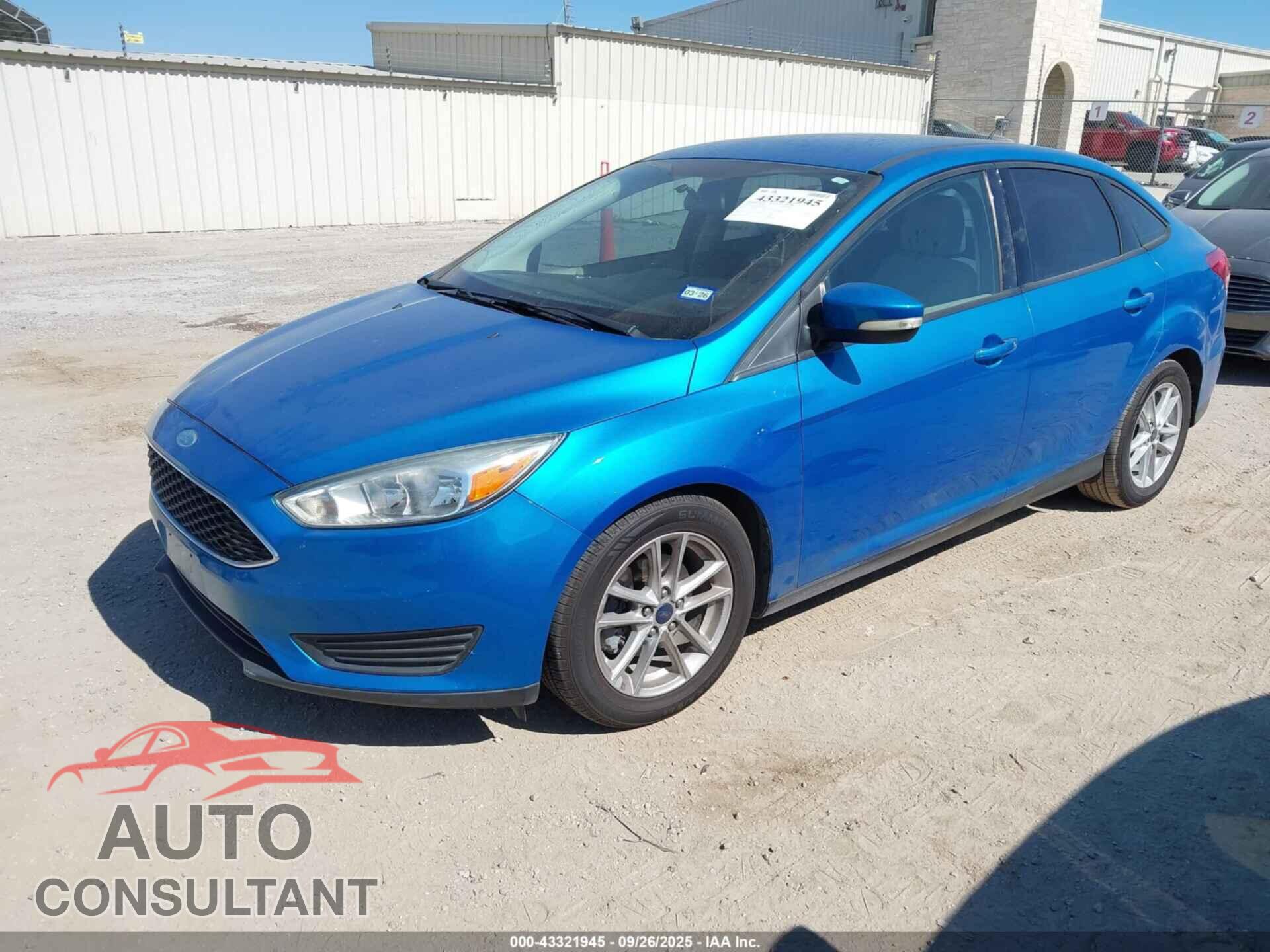 FORD FOCUS 2016 - 1FADP3F2XGL257950