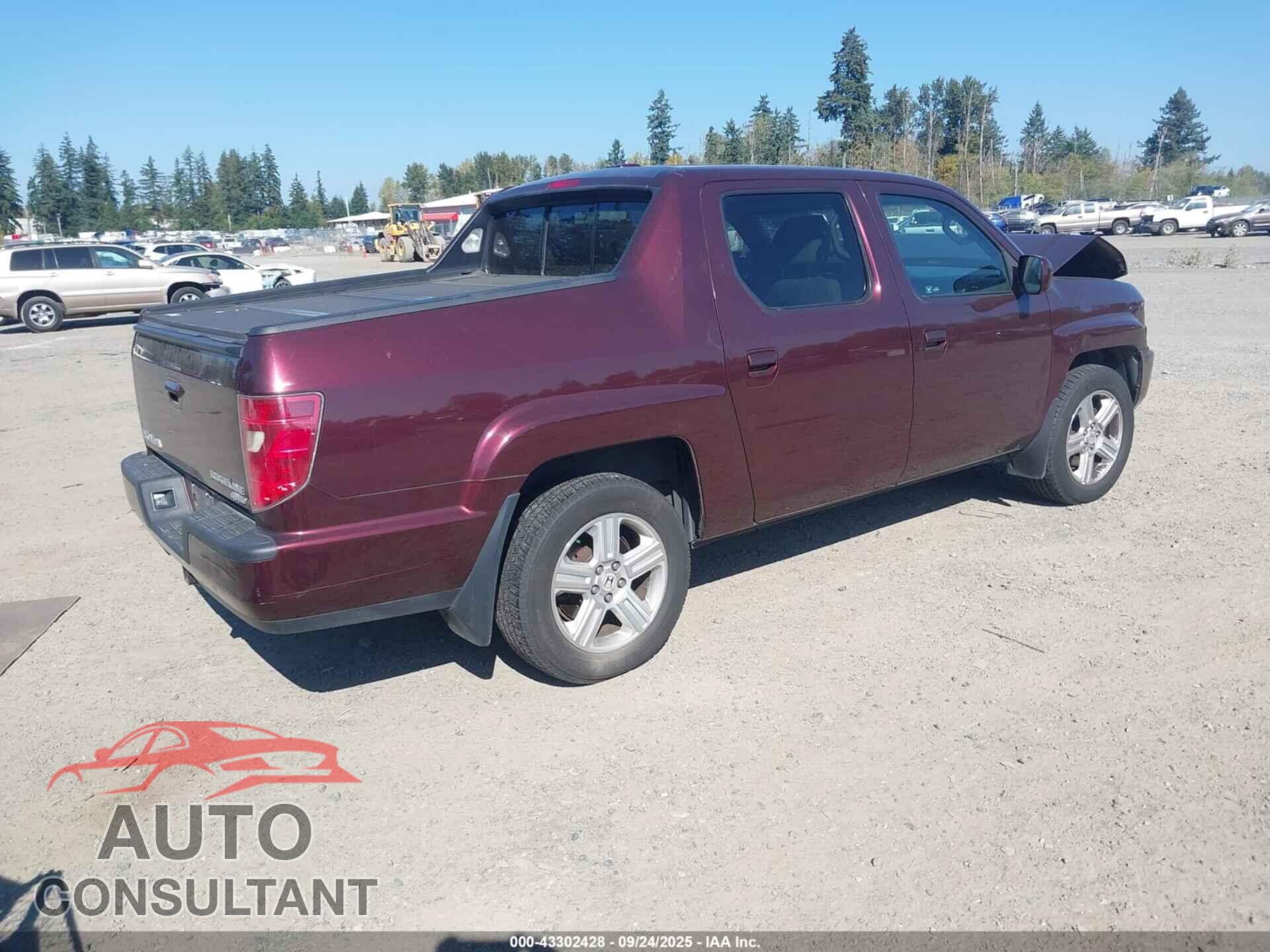 HONDA RIDGELINE 2010 - 5FPYK1F50AB012939