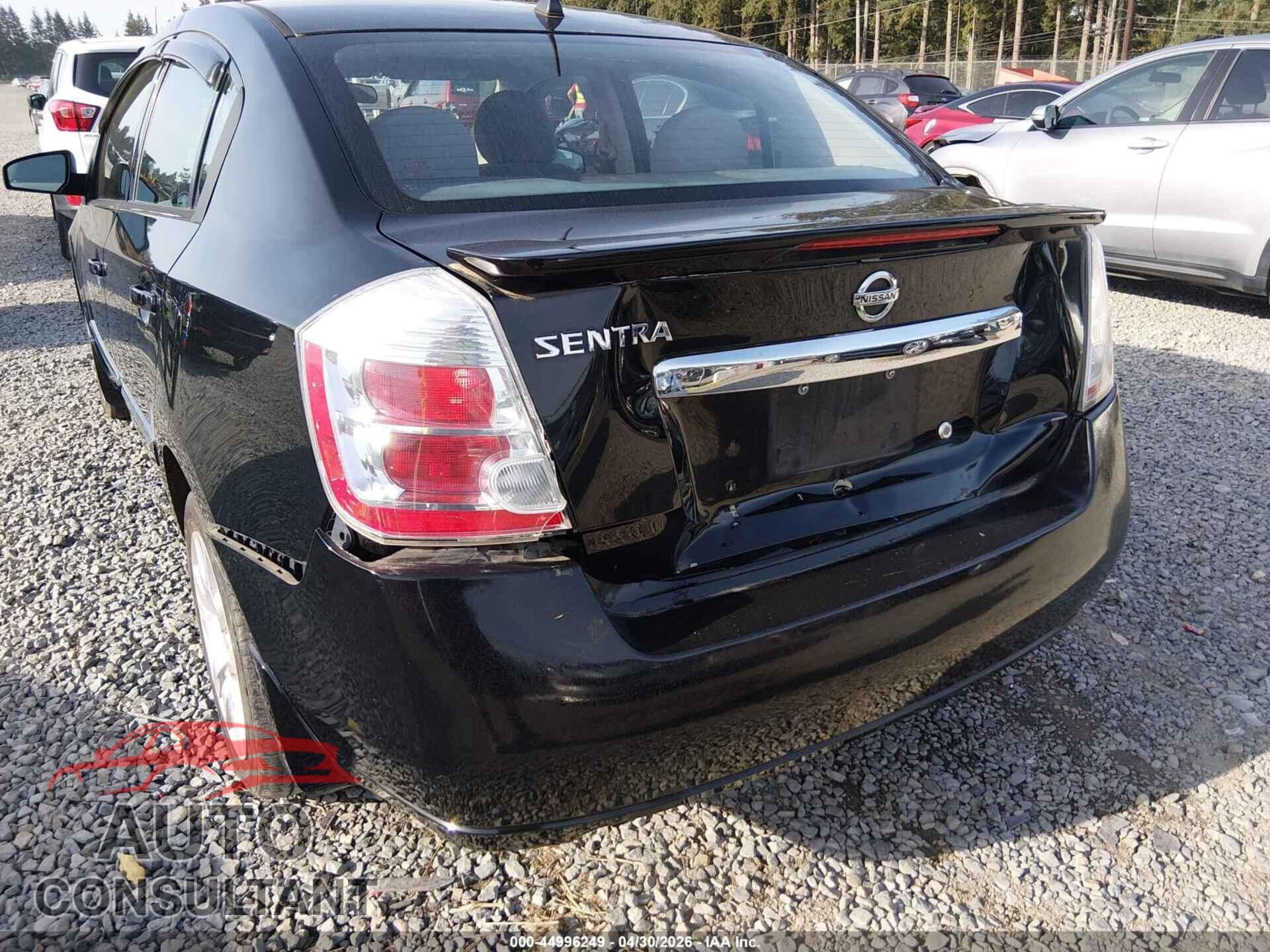 NISSAN SENTRA 2012 - 3N1AB6APXCL693473