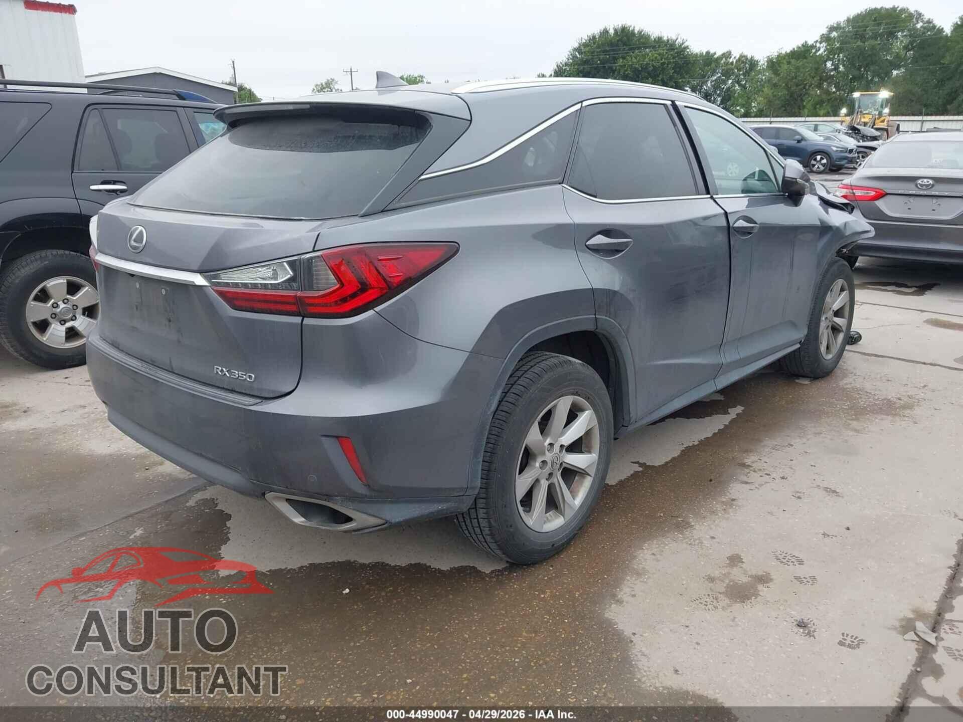 LEXUS RX 350 2017 - 2T2BZMCA4HC106135