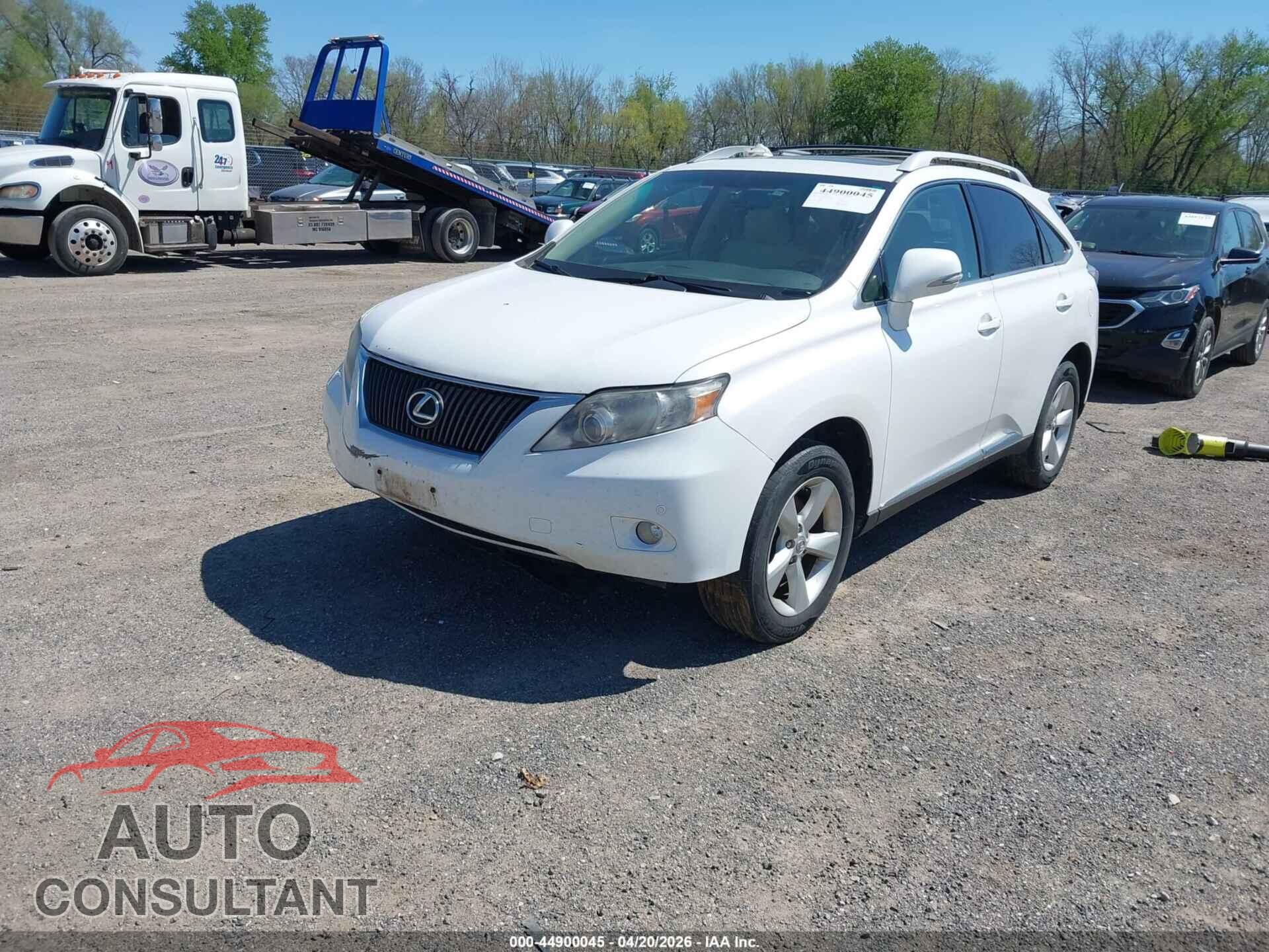 LEXUS RX 350 2011 - 2T2BK1BA6BC081489
