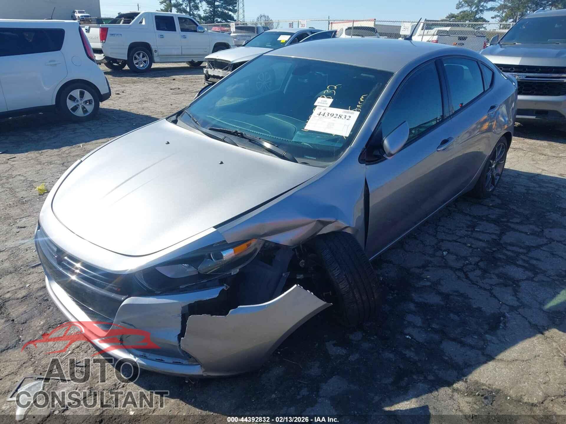 DODGE DART 2015 - 1C3CDFBB0FD362533
