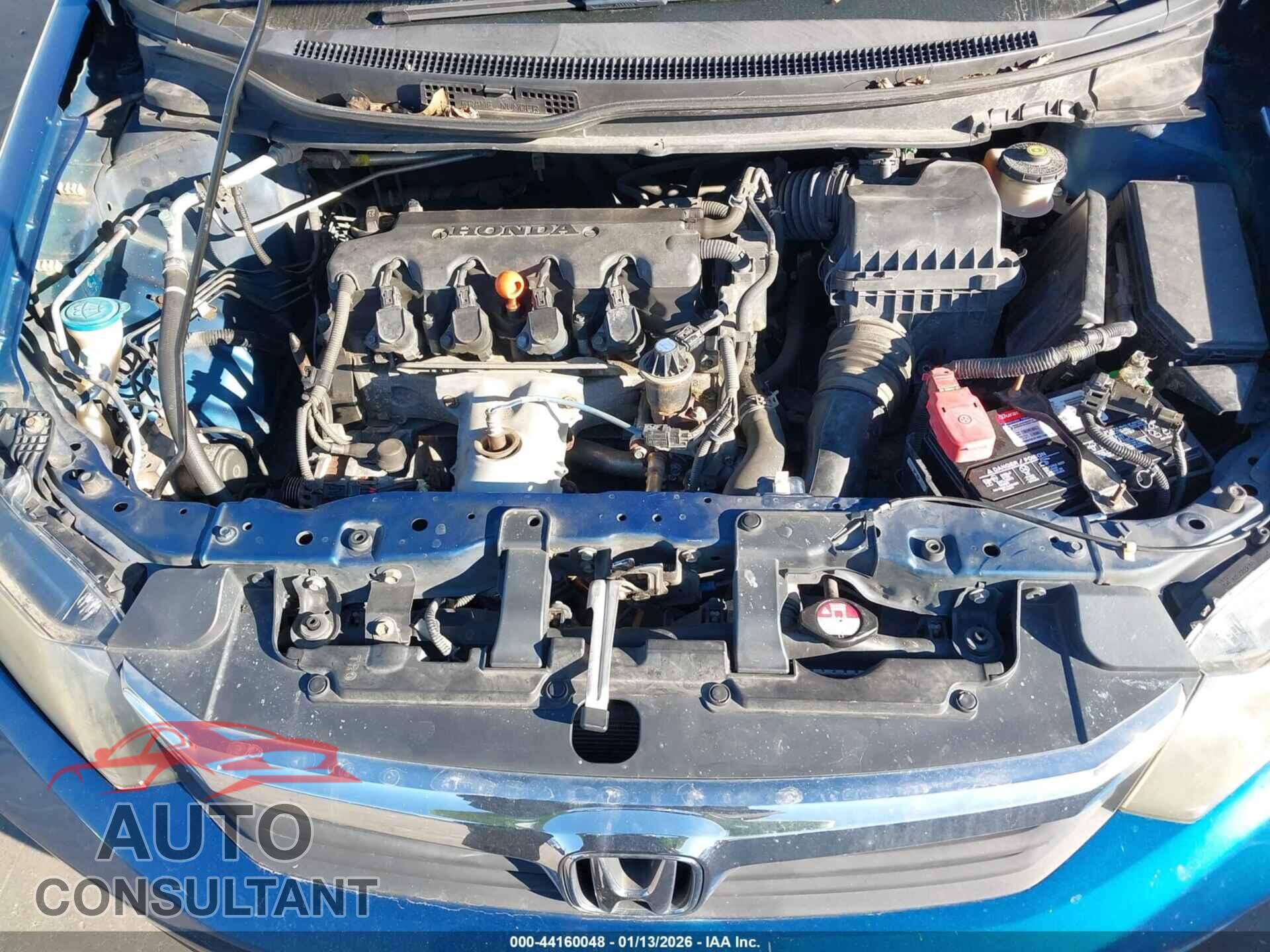HONDA CIVIC 2012 - 19XFB2F55CE016015