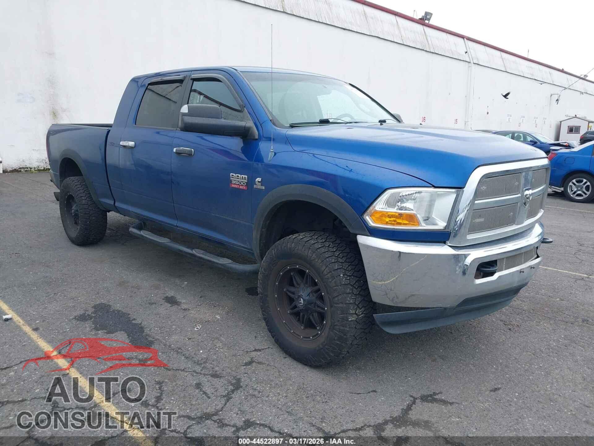 DODGE RAM 3500 2010 - 3D73Y3HL8AG138782