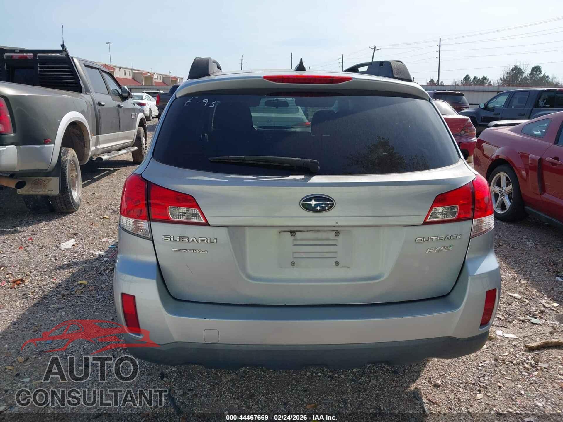 SUBARU OUTBACK 2014 - 4S4BRBCC4E3316633