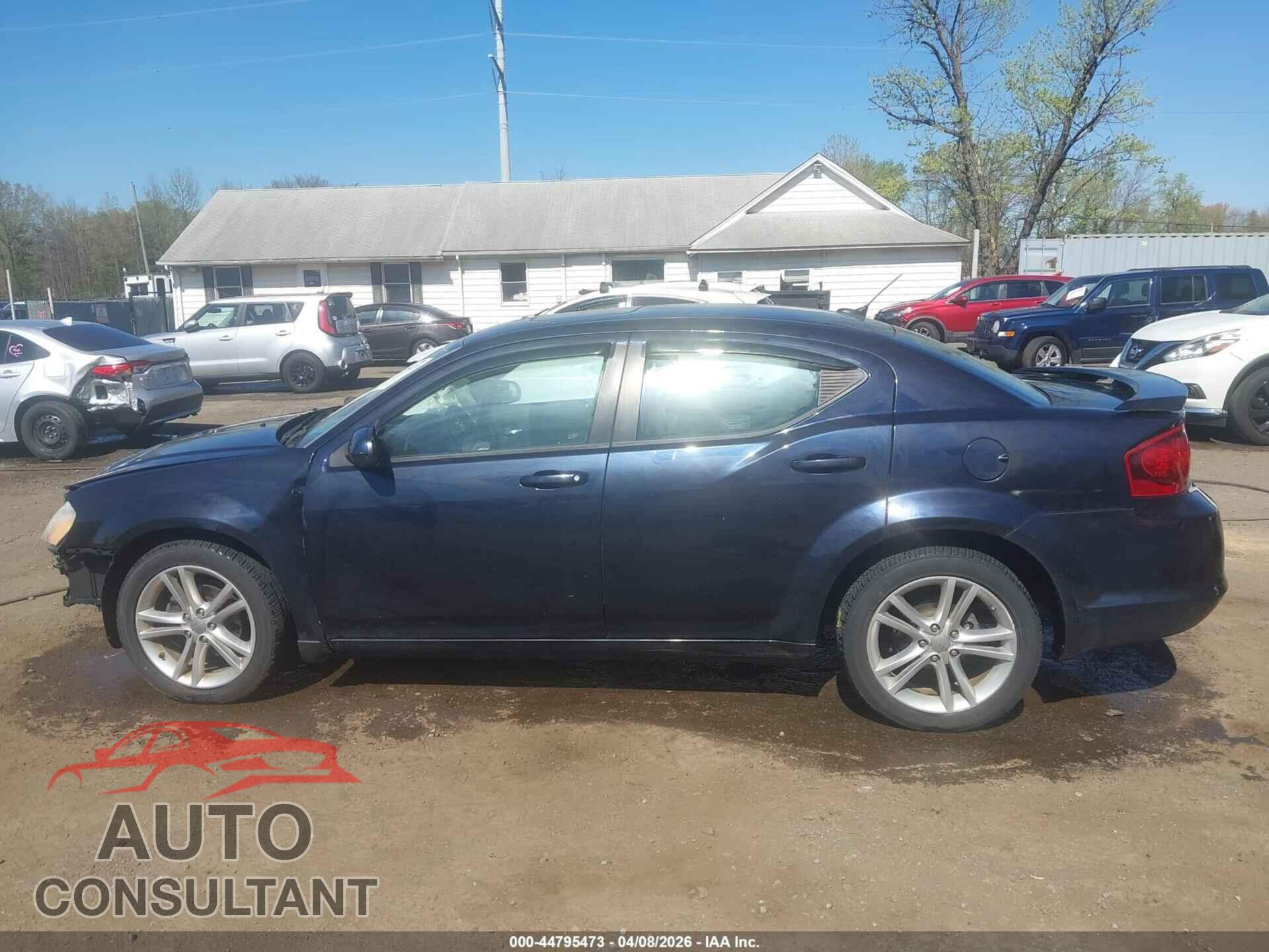 DODGE AVENGER 2012 - 1C3CDZCB7CN183203