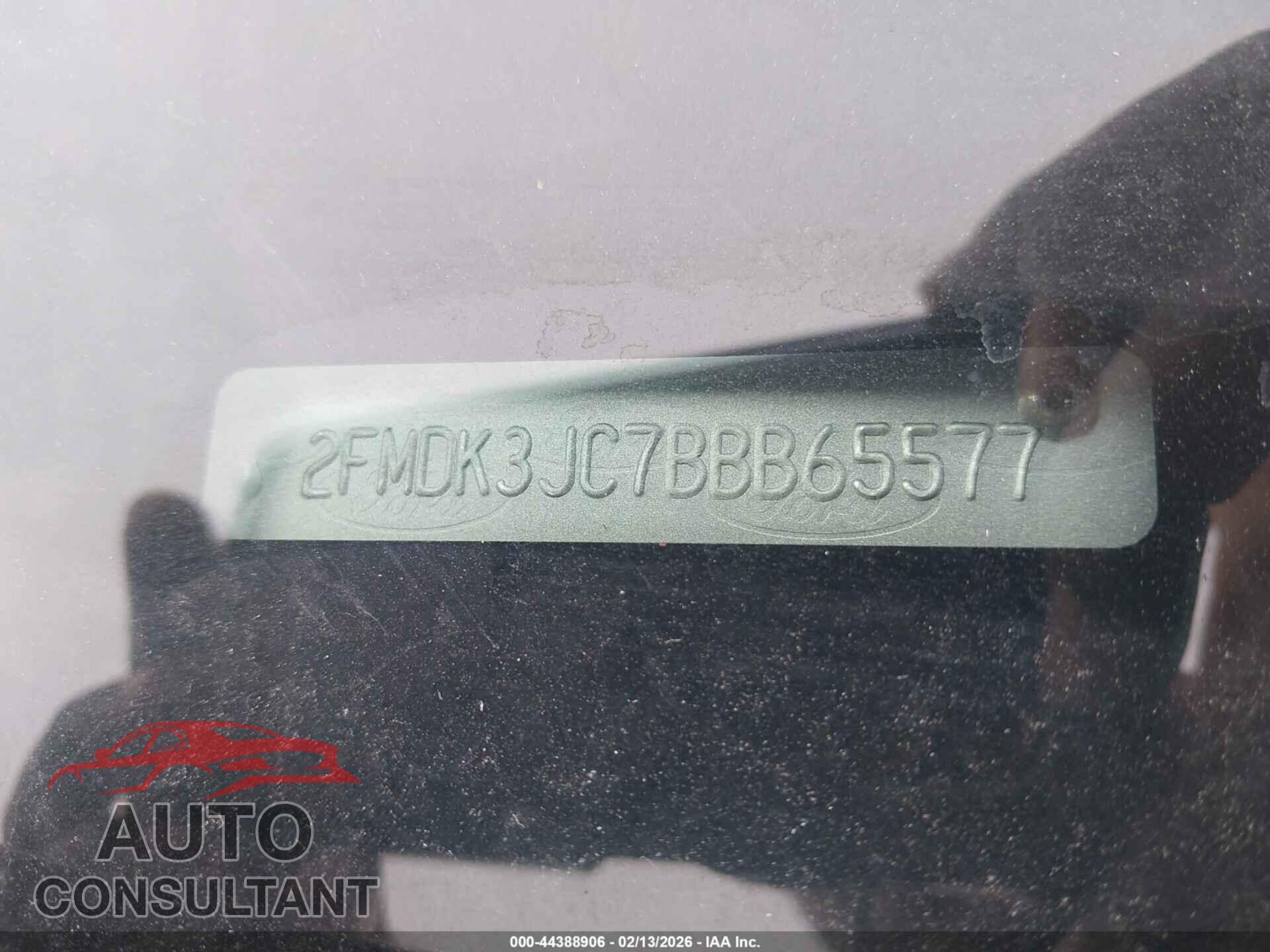 FORD EDGE 2011 - 2FMDK3JC7BBB65577