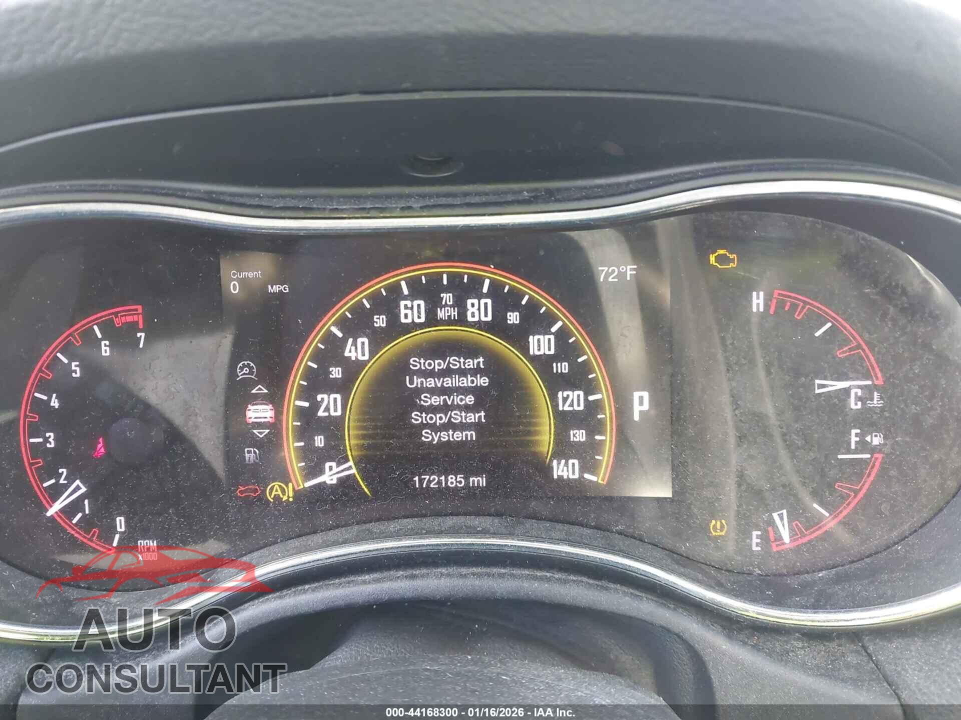 DODGE DURANGO 2017 - 1C4RDHAG3HC638534