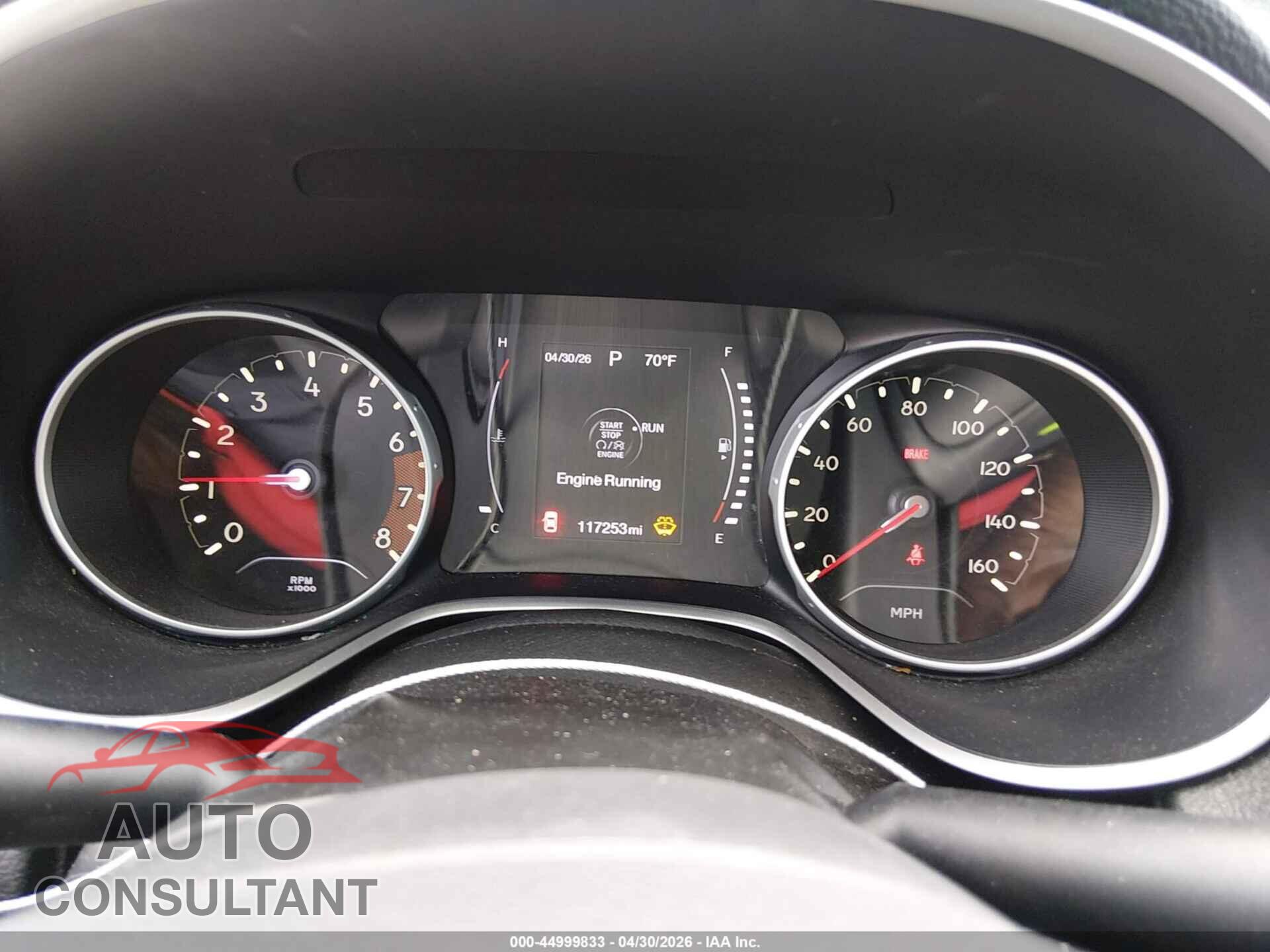 JEEP NEW COMPASS 2017 - 3C4NJDBB9HT680147