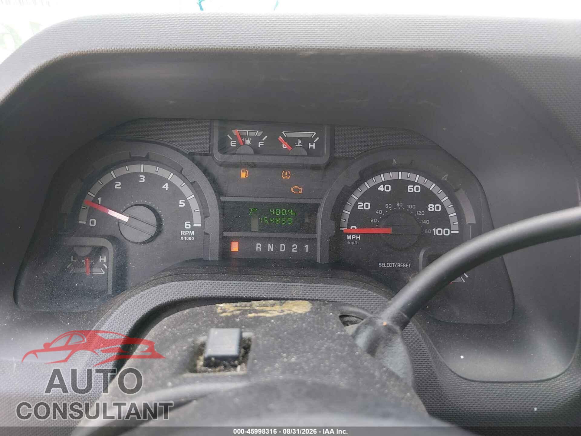 FORD E-250 2009 - 1FTNE24W29DA00380