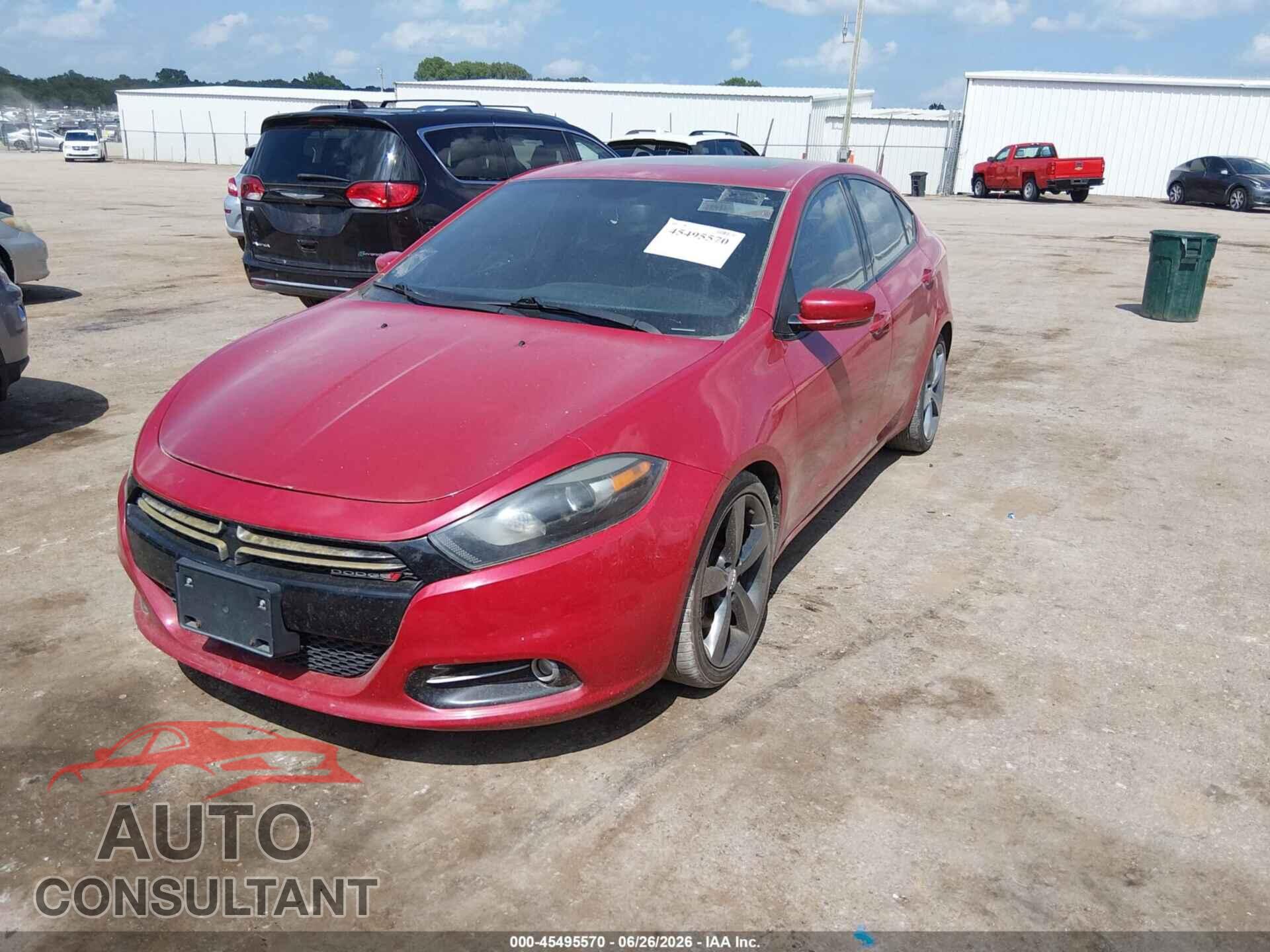 DODGE DART 2015 - 1C3CDFEB5FD212736