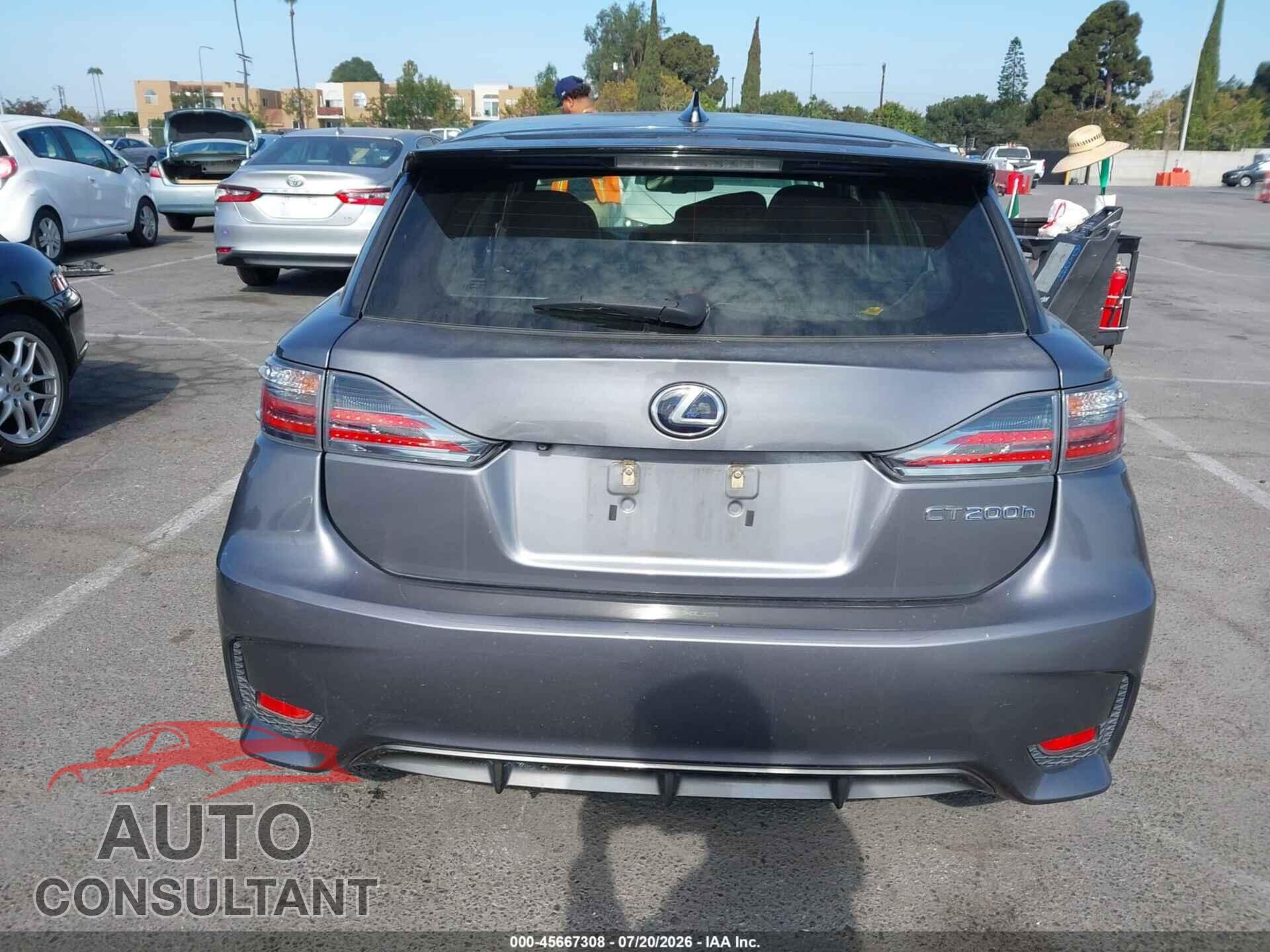 LEXUS CT 200H 2014 - JTHKD5BH4E2206557