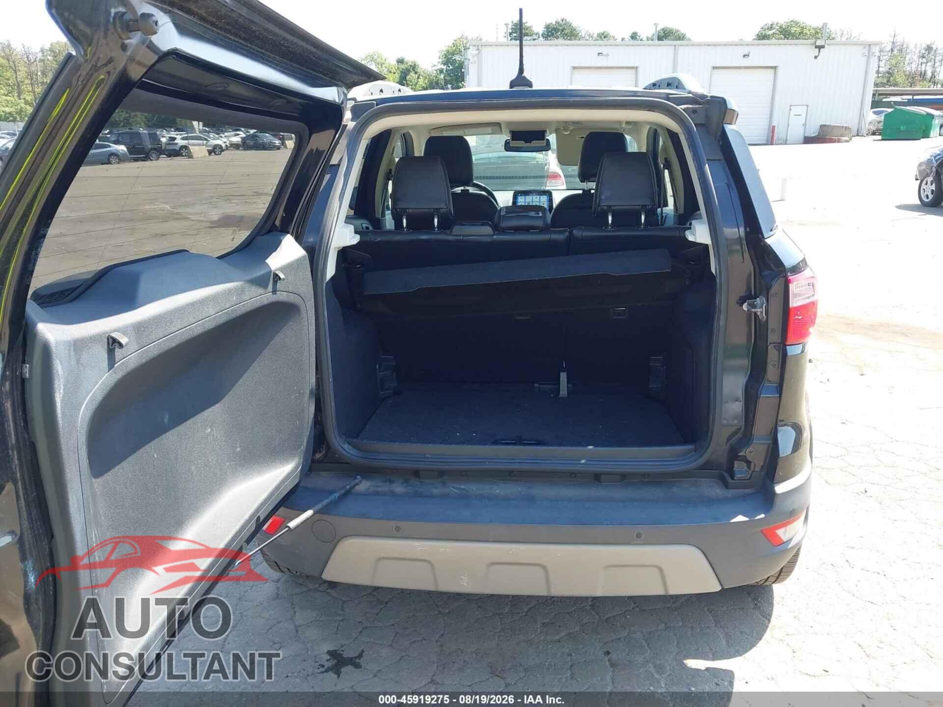 FORD ECOSPORT 2019 - MAJ6S3KL7KC303426