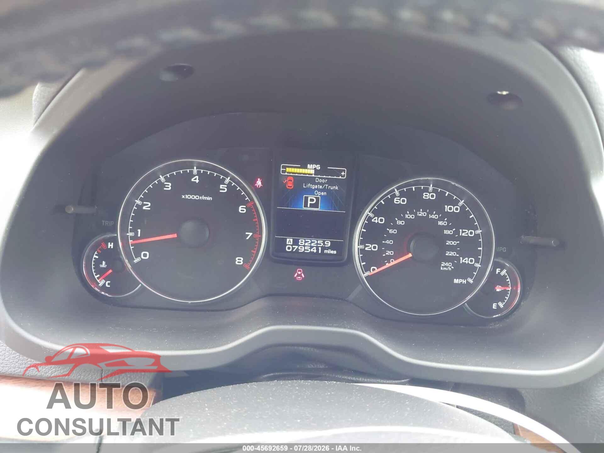 SUBARU OUTBACK 2014 - 4S4BRBMC4E3310023