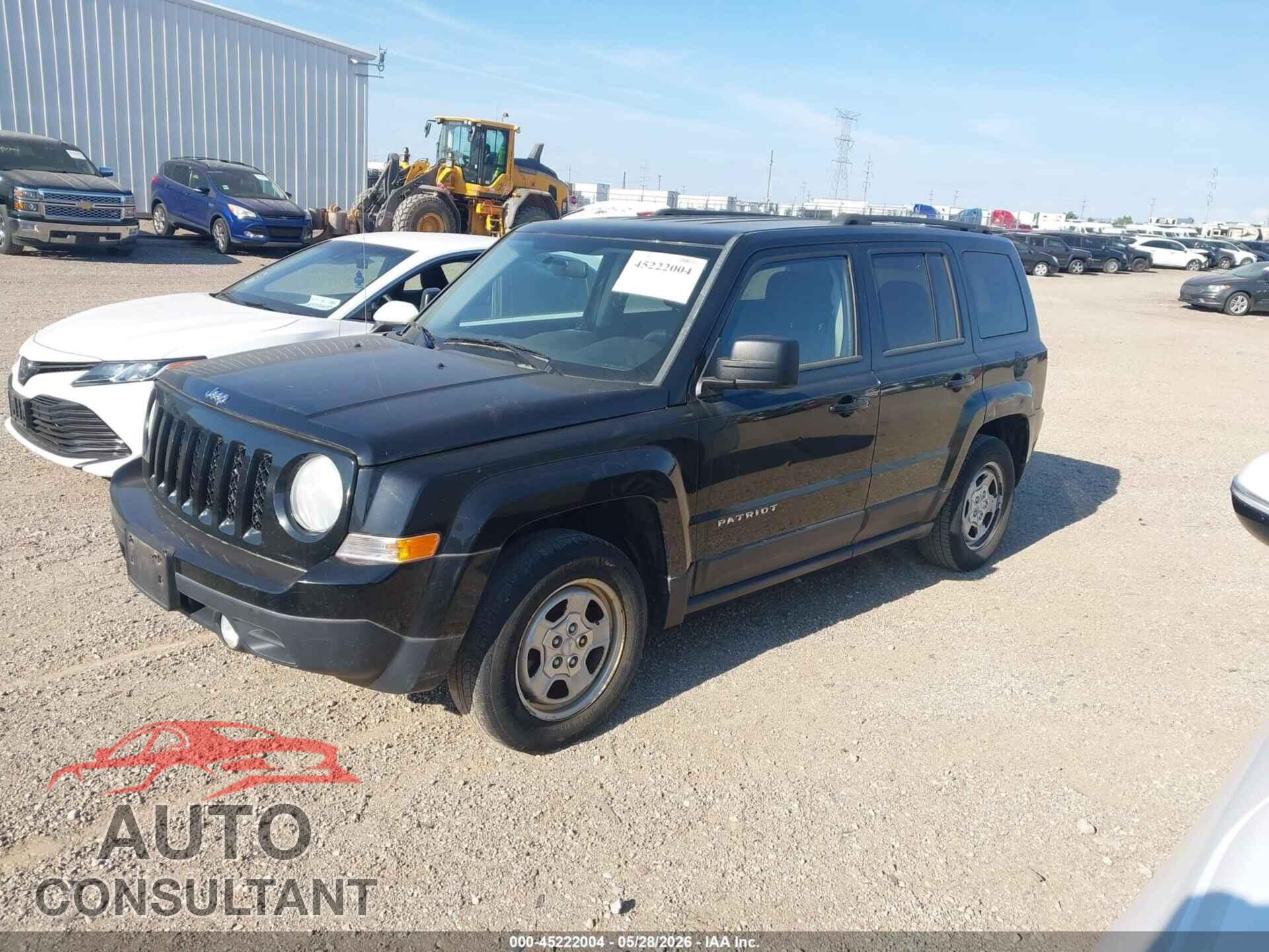 JEEP PATRIOT 2013 - 1C4NJPBA1DD213331
