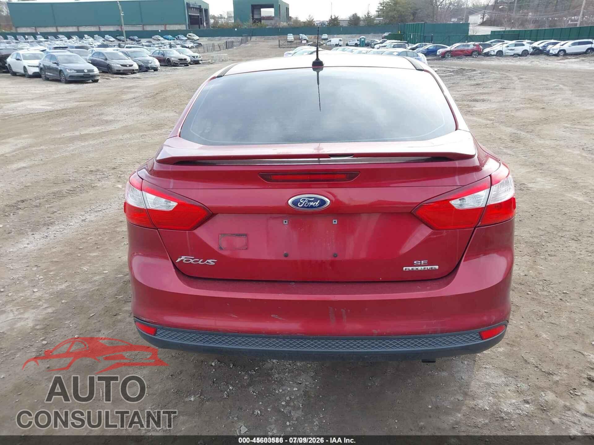 FORD FOCUS 2013 - 1FADP3F2XDL249794