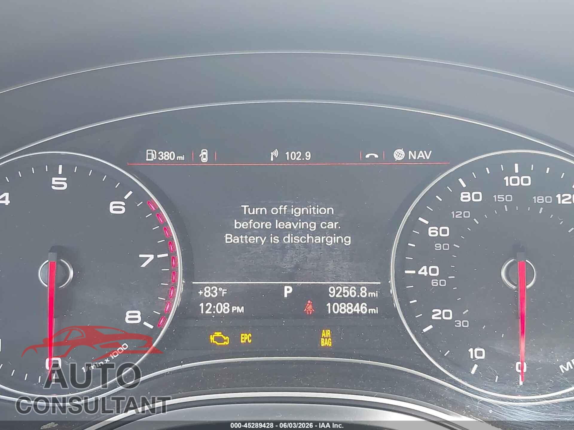 AUDI A6 2014 - WAUGFAFC3EN042089