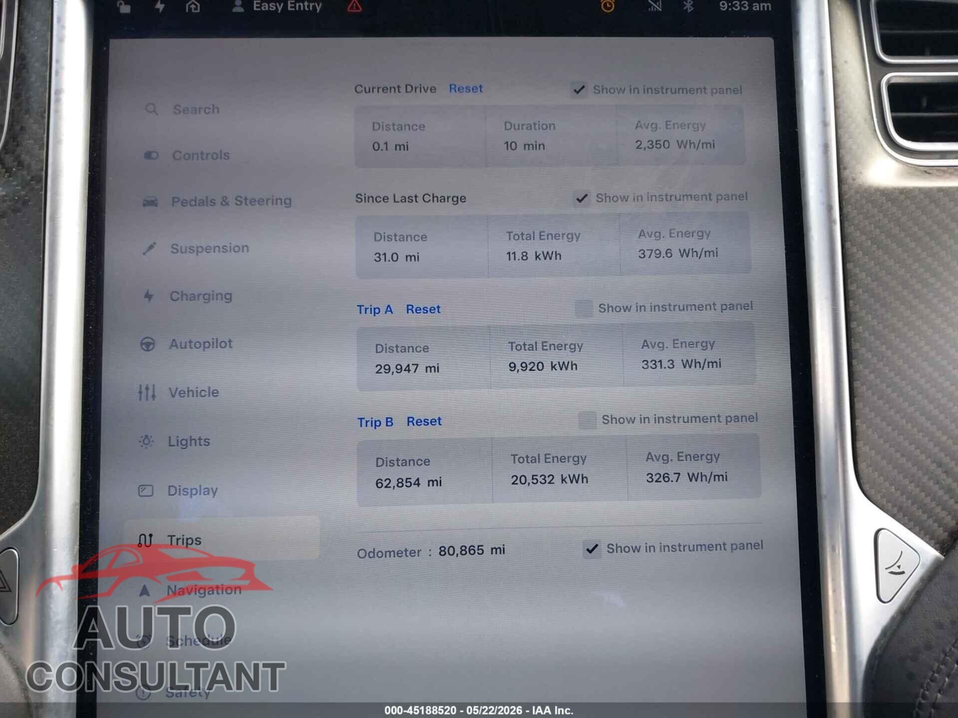 TESLA MODEL S 2017 - 5YJSA1E28HF219727