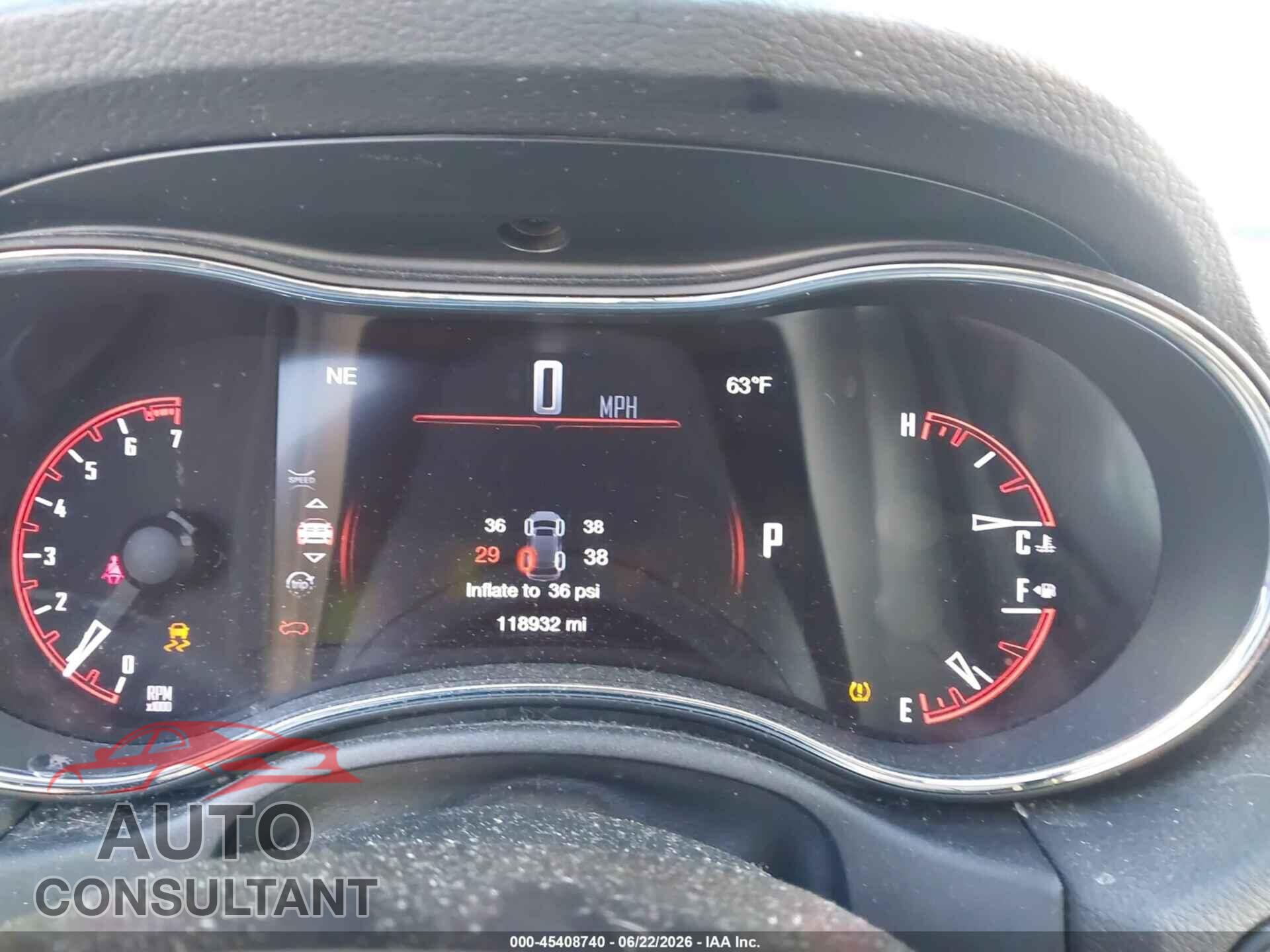 DODGE DURANGO 2017 - 1C4RDJDG7HC888765