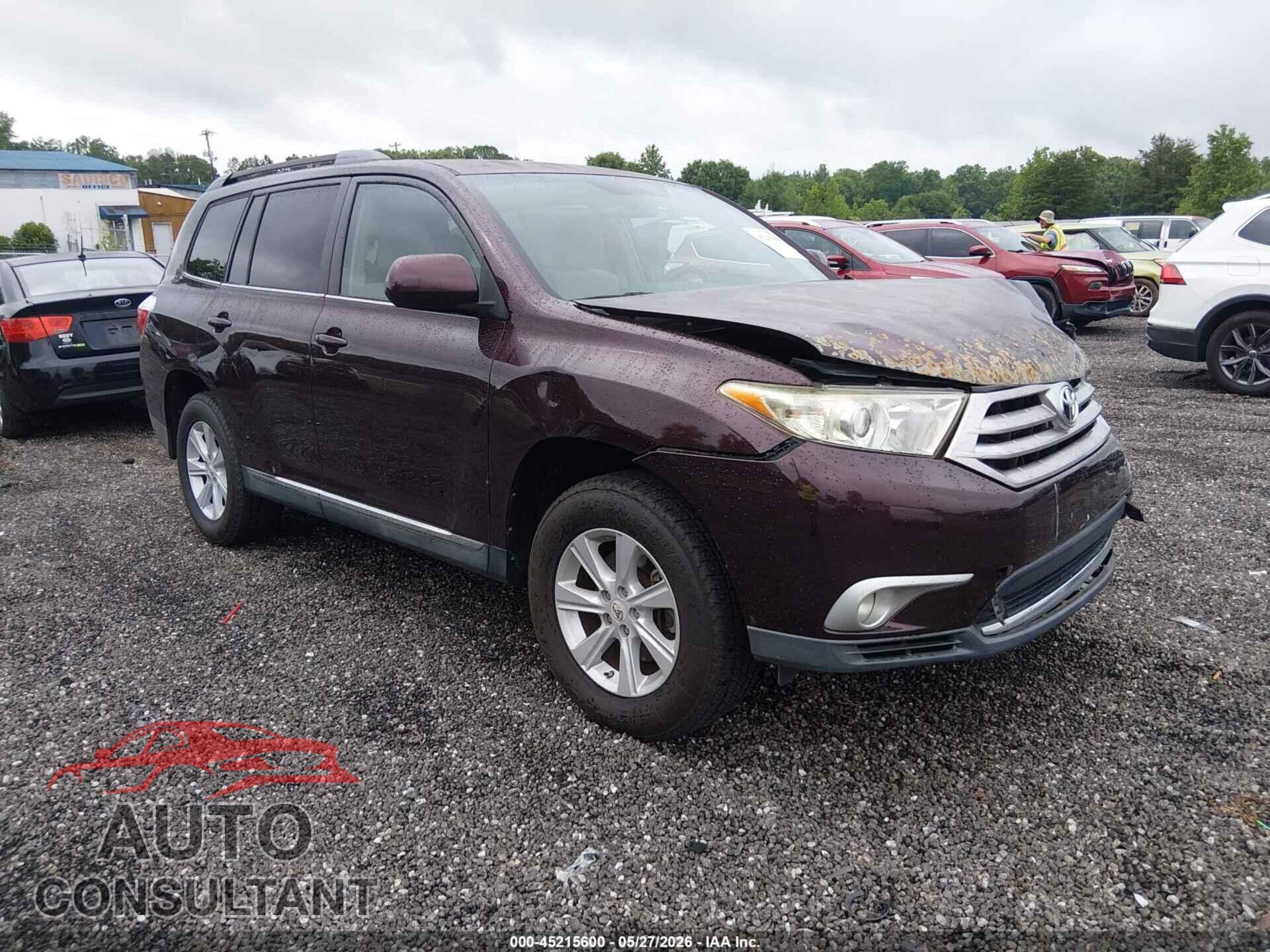 TOYOTA HIGHLANDER 2011 - 5TDZK3EHXBS035646