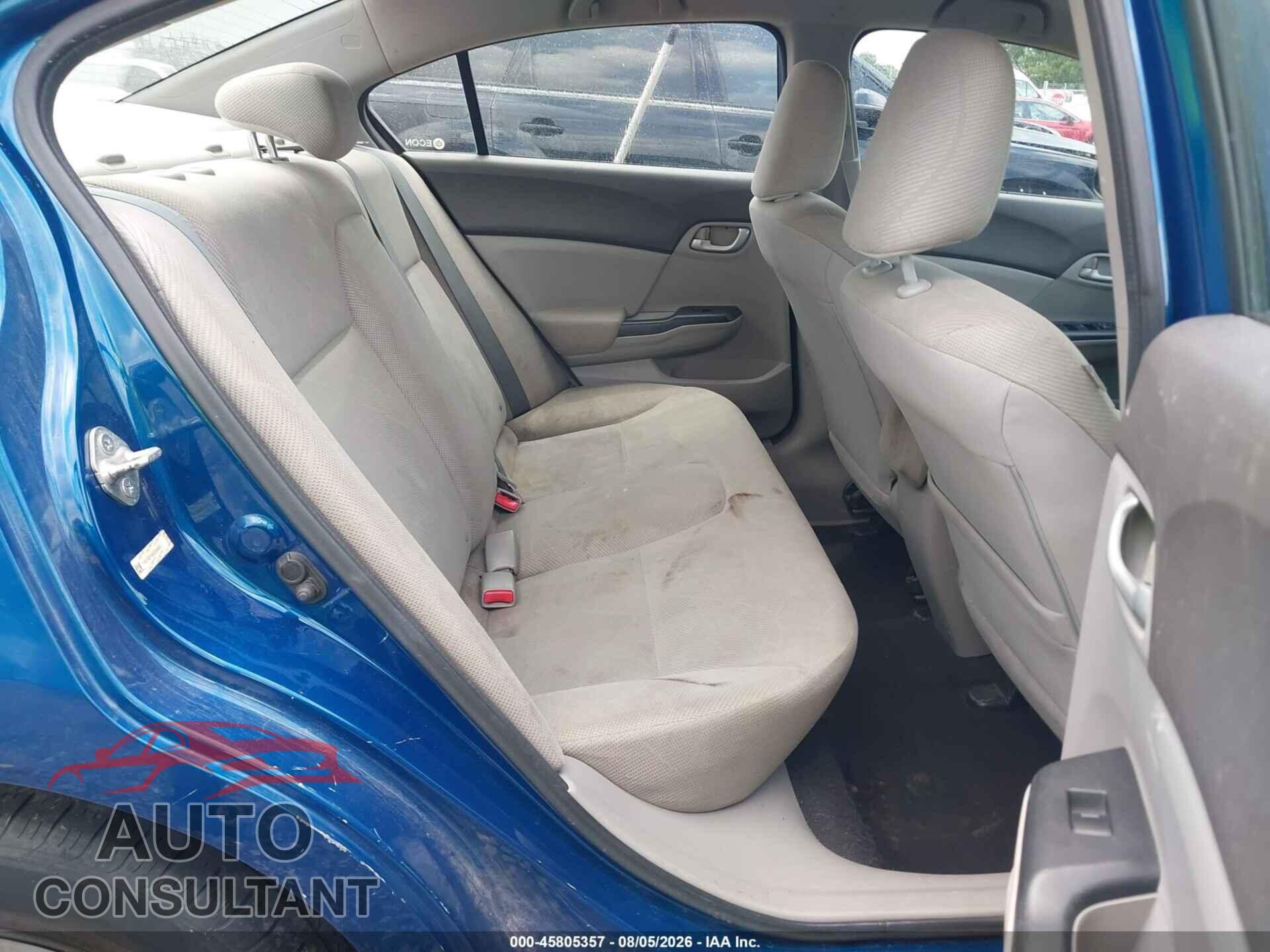 HONDA CIVIC 2012 - 19XFB2F59CE044321