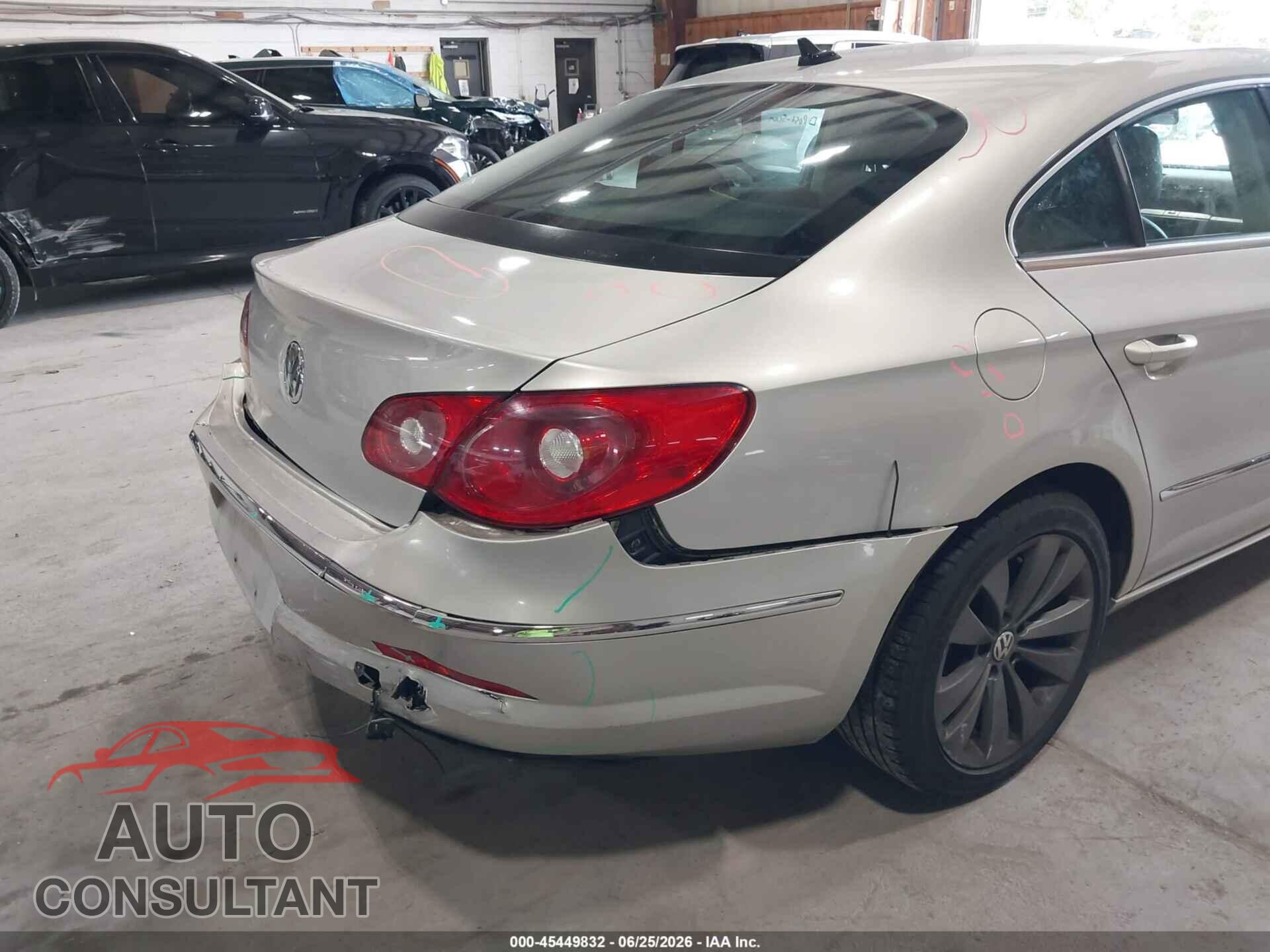 VOLKSWAGEN CC 2009 - WVWML93C19E542338