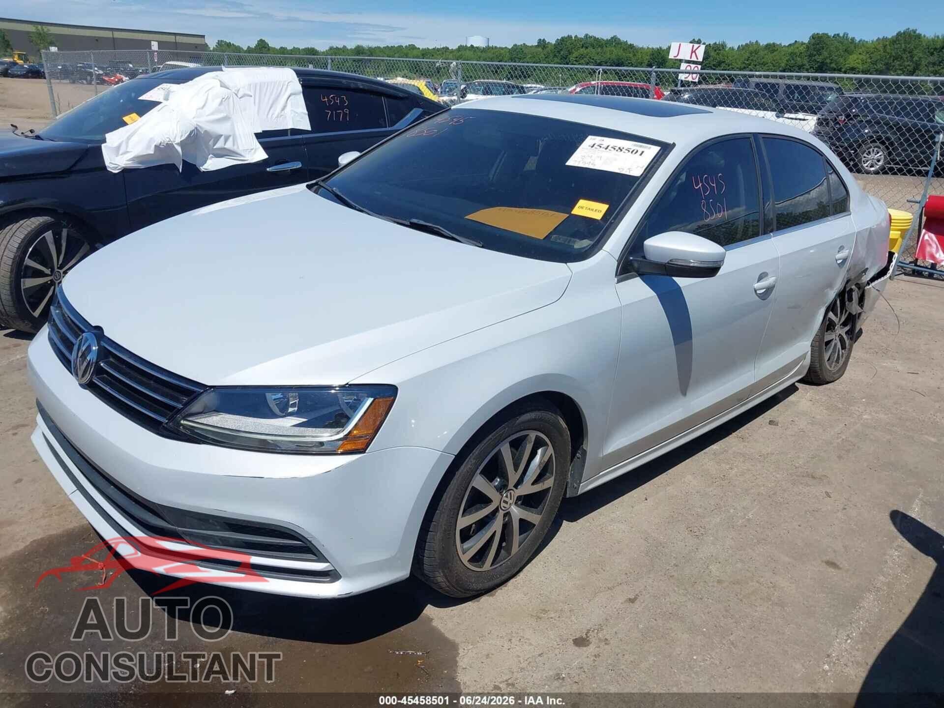 VOLKSWAGEN JETTA 2017 - 3VWDB7AJ0HM311977