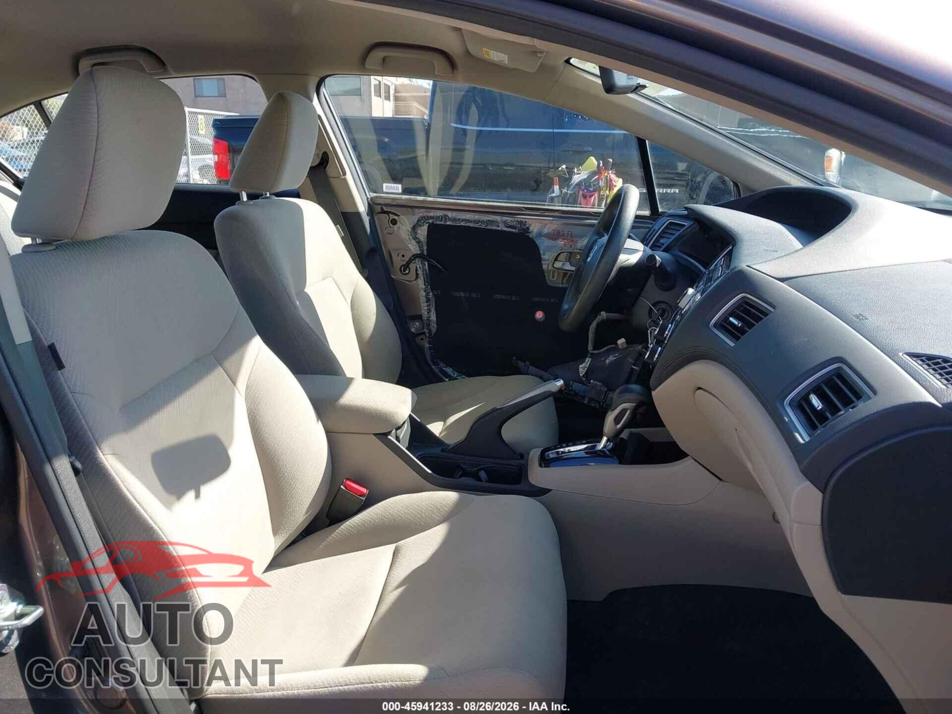 HONDA CIVIC 2013 - 19XFB2F53DE290878