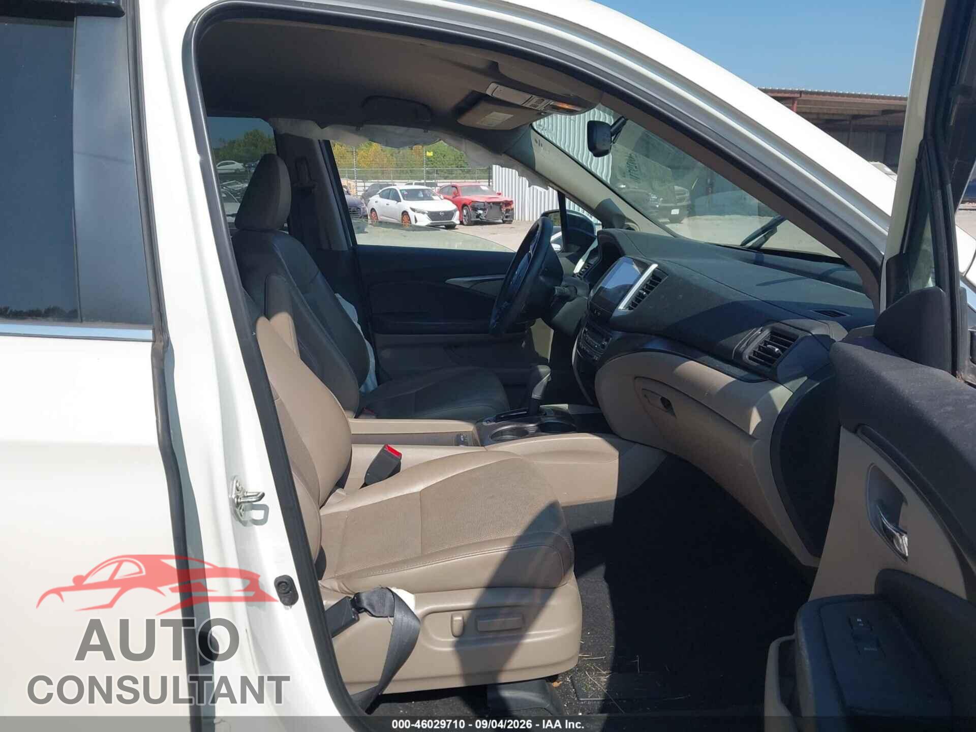 HONDA RIDGELINE 2017 - 5FPYK3F60HB013460