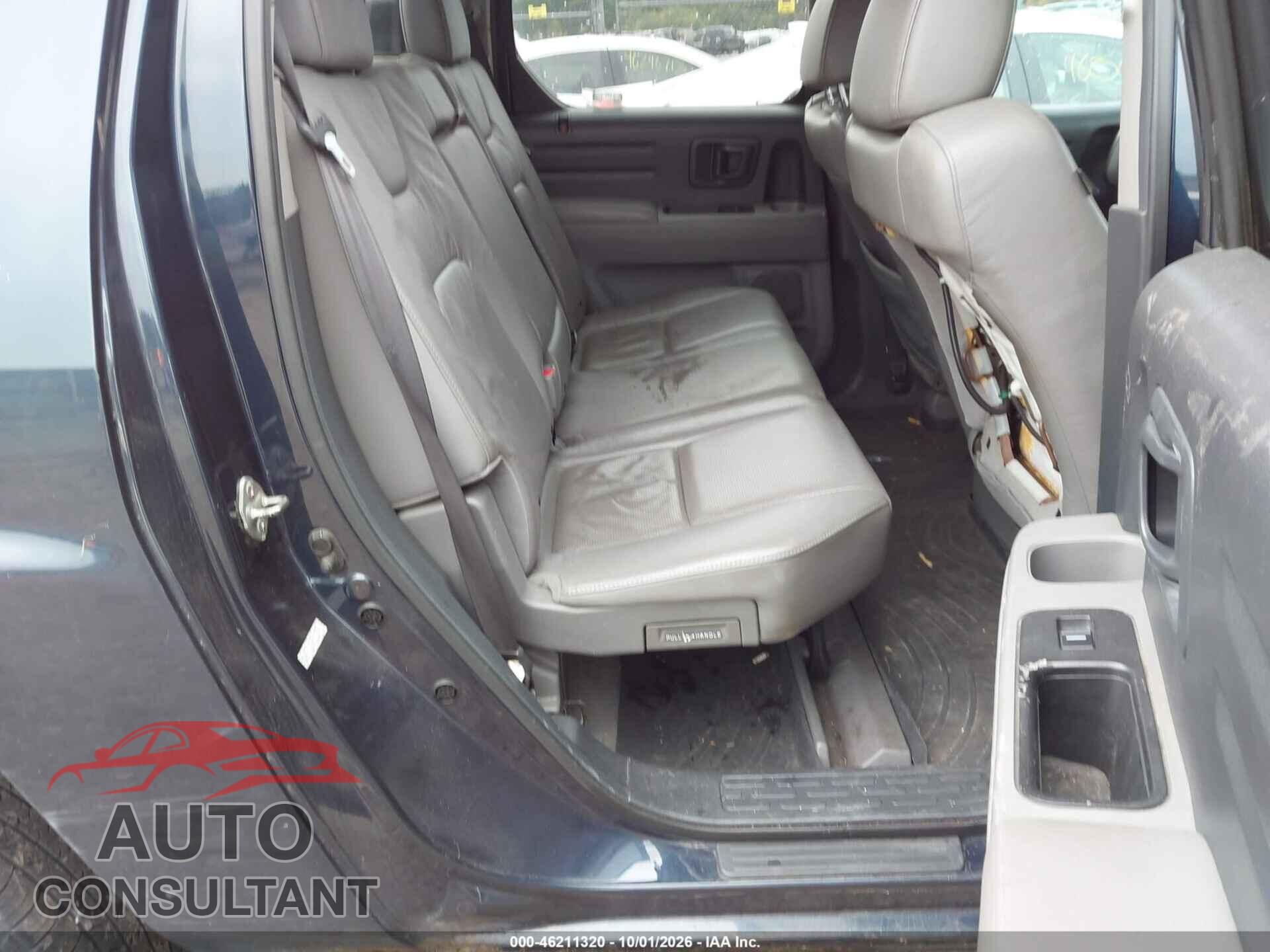 HONDA RIDGELINE 2009 - 5FPYK16509B103284