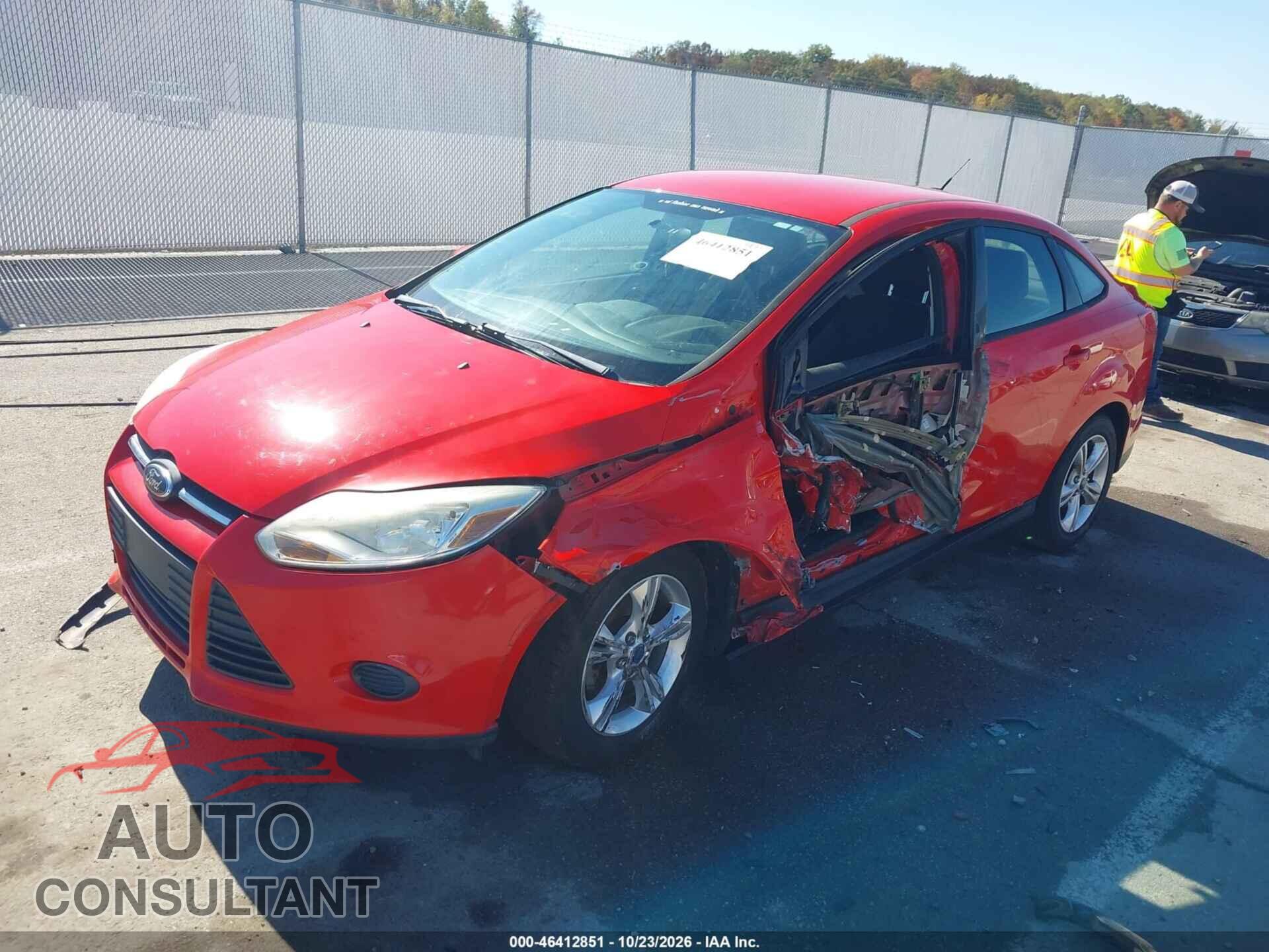 FORD FOCUS 2013 - 1FADP3F22DL143632