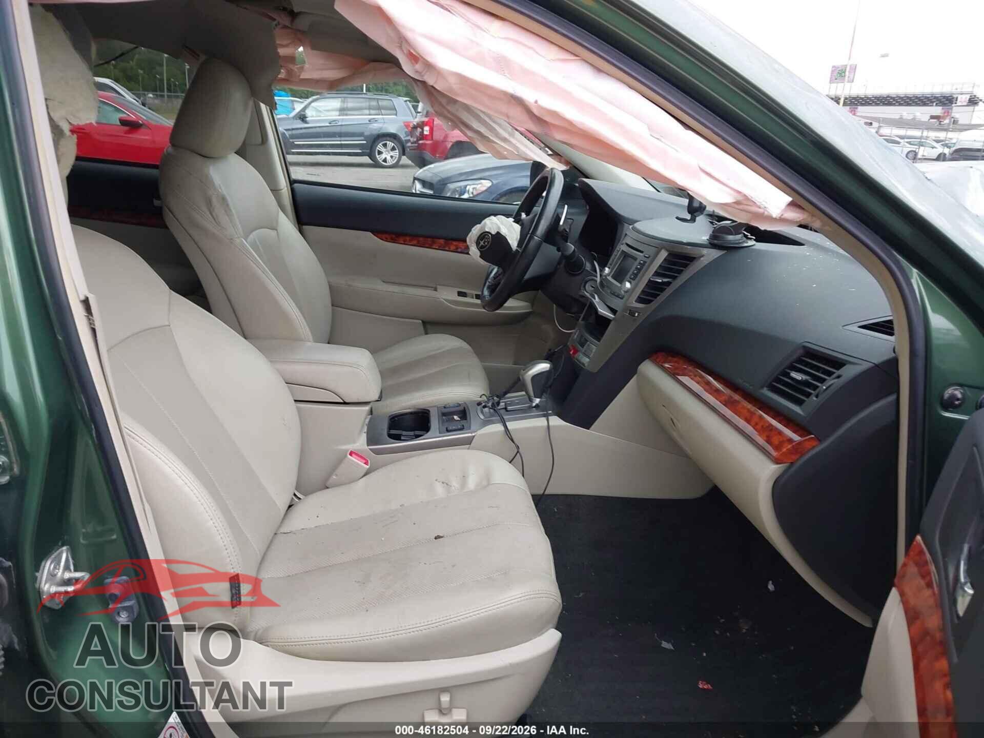 SUBARU OUTBACK 2012 - 4S4BRBKC3C3216974