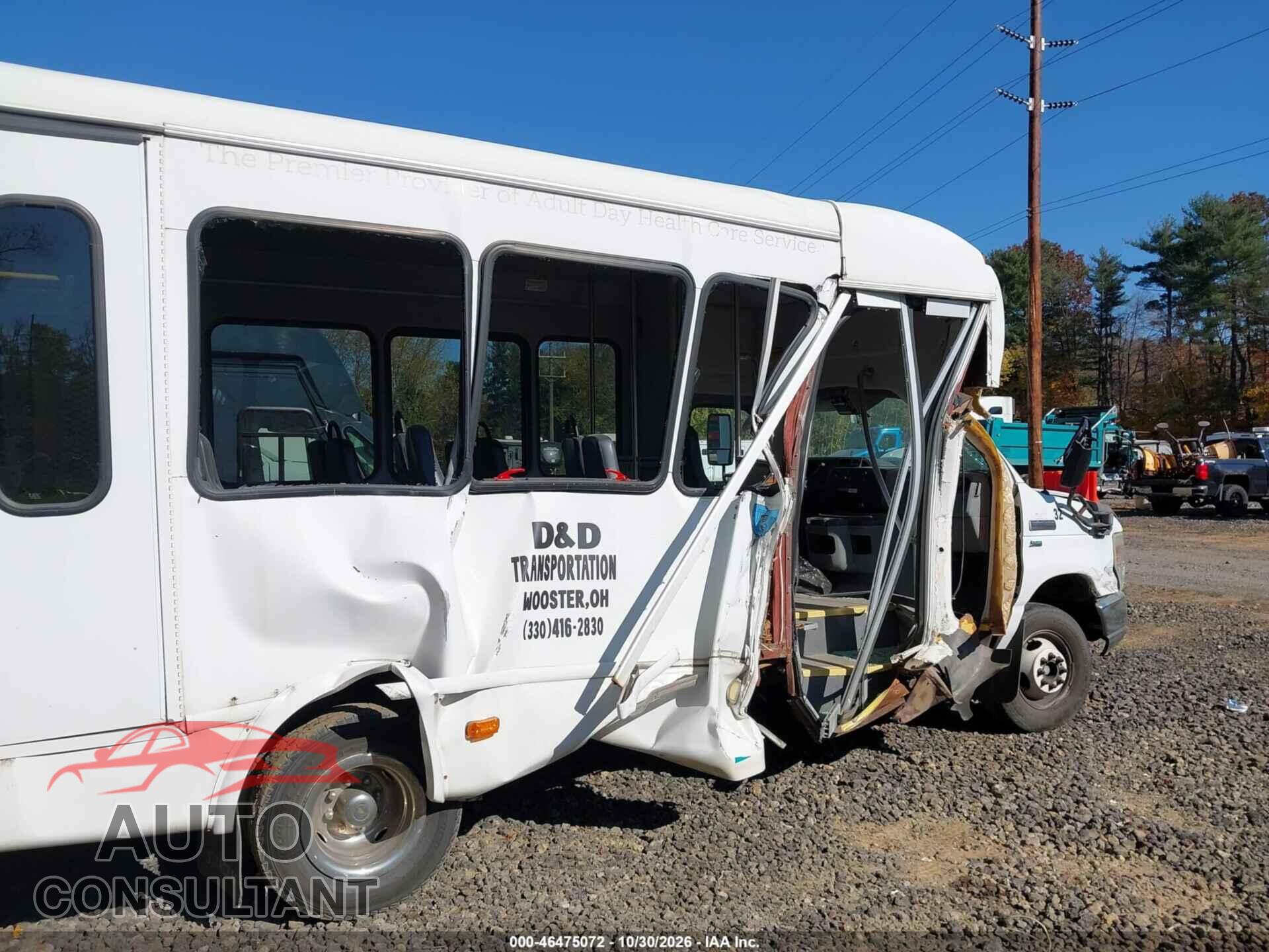 FORD E-350 CUTAWAY 2013 - 1FDEE3FL5DDB30862