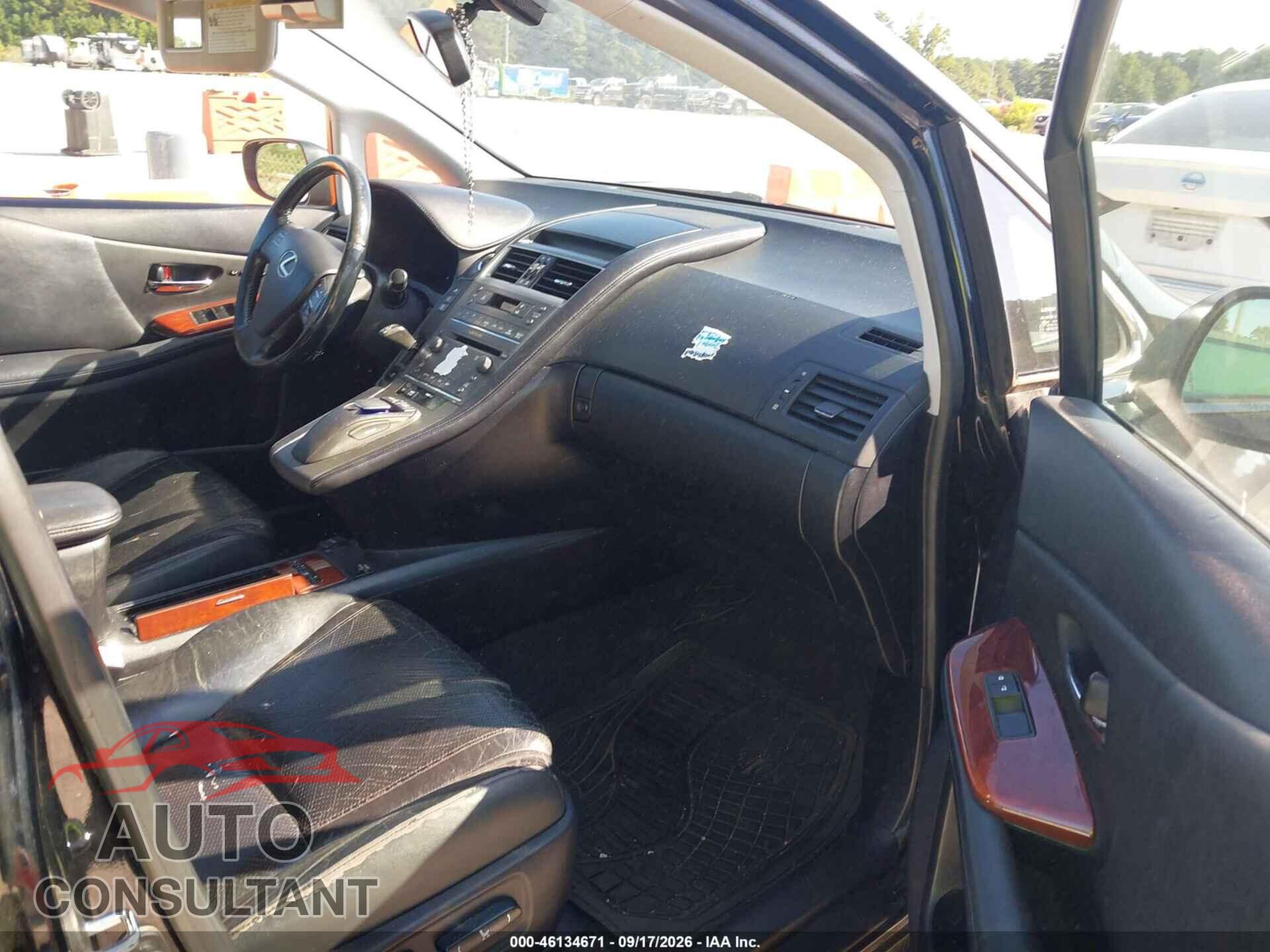 LEXUS HS 250H 2010 - JTHBB1BAXA2019769