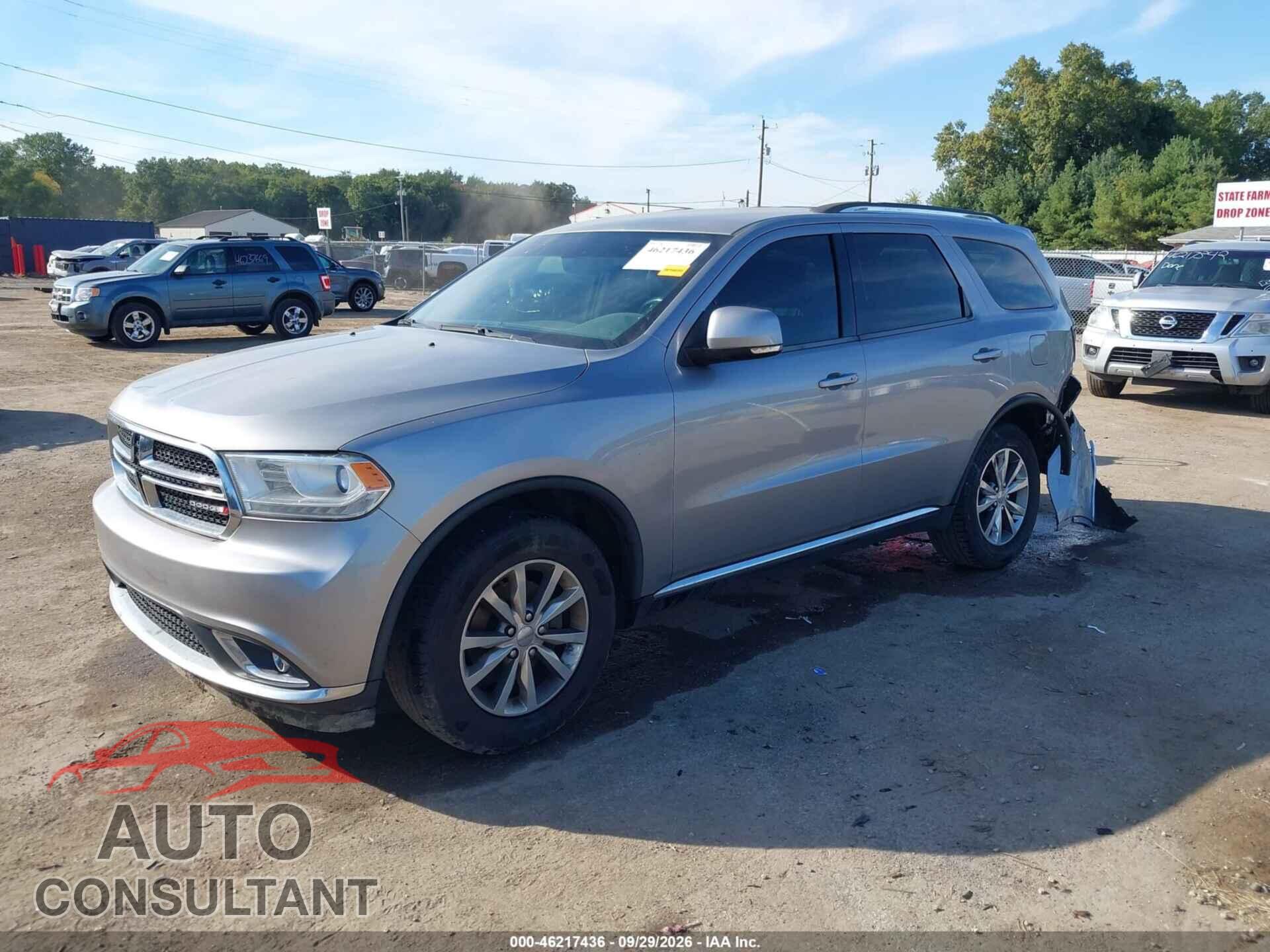DODGE DURANGO 2015 - 1C4RDJDG8FC202360