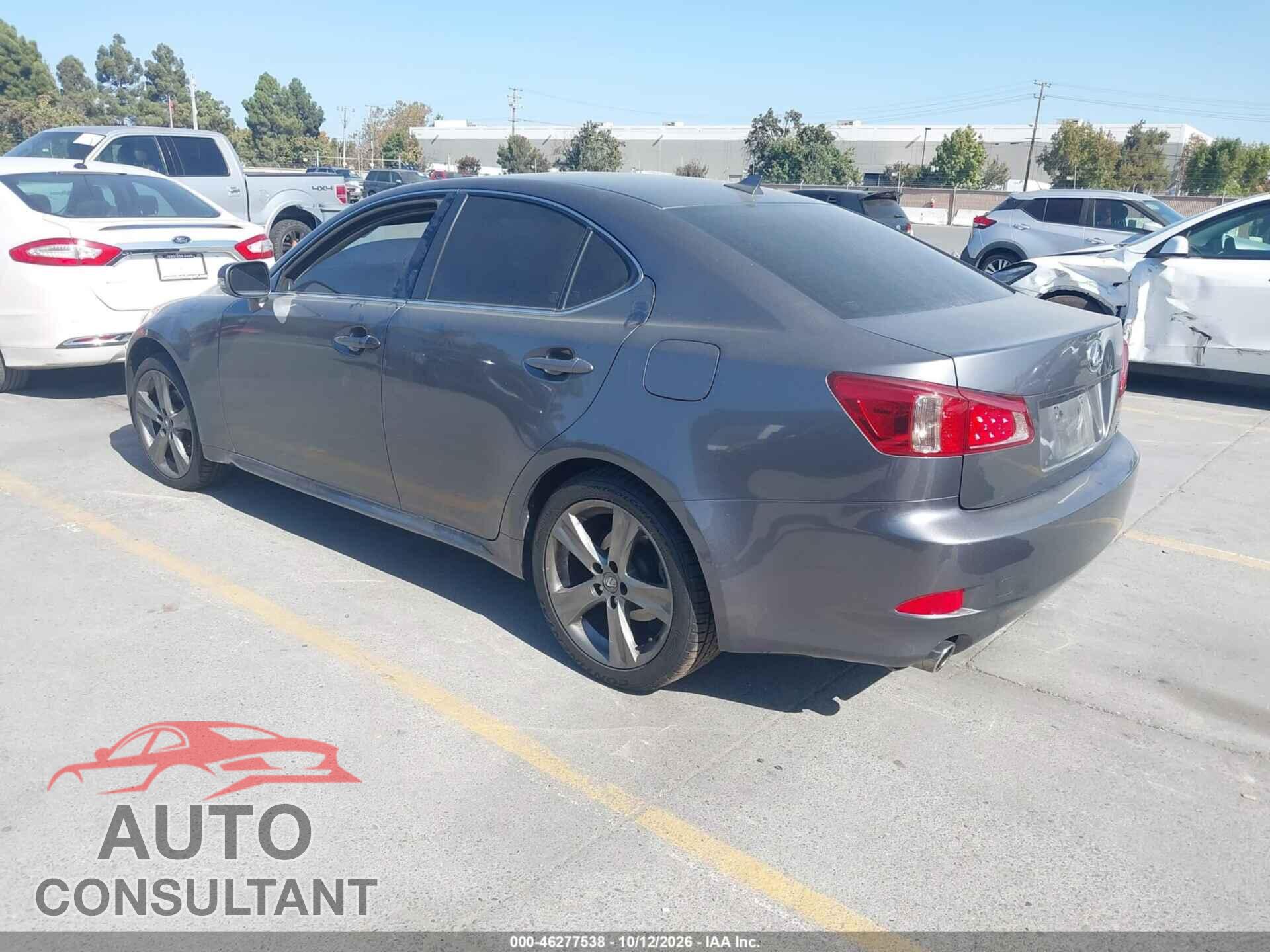 LEXUS IS 250 2012 - JTHBF5C28C5160893