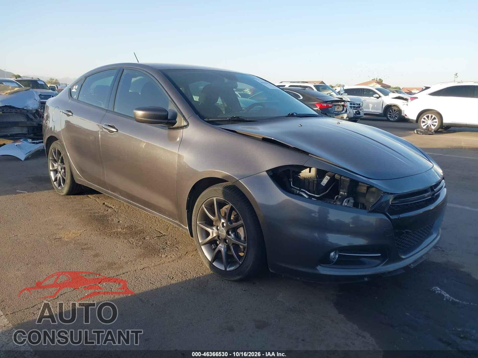 DODGE DART 2015 - 1C3CDFBB5FD266767