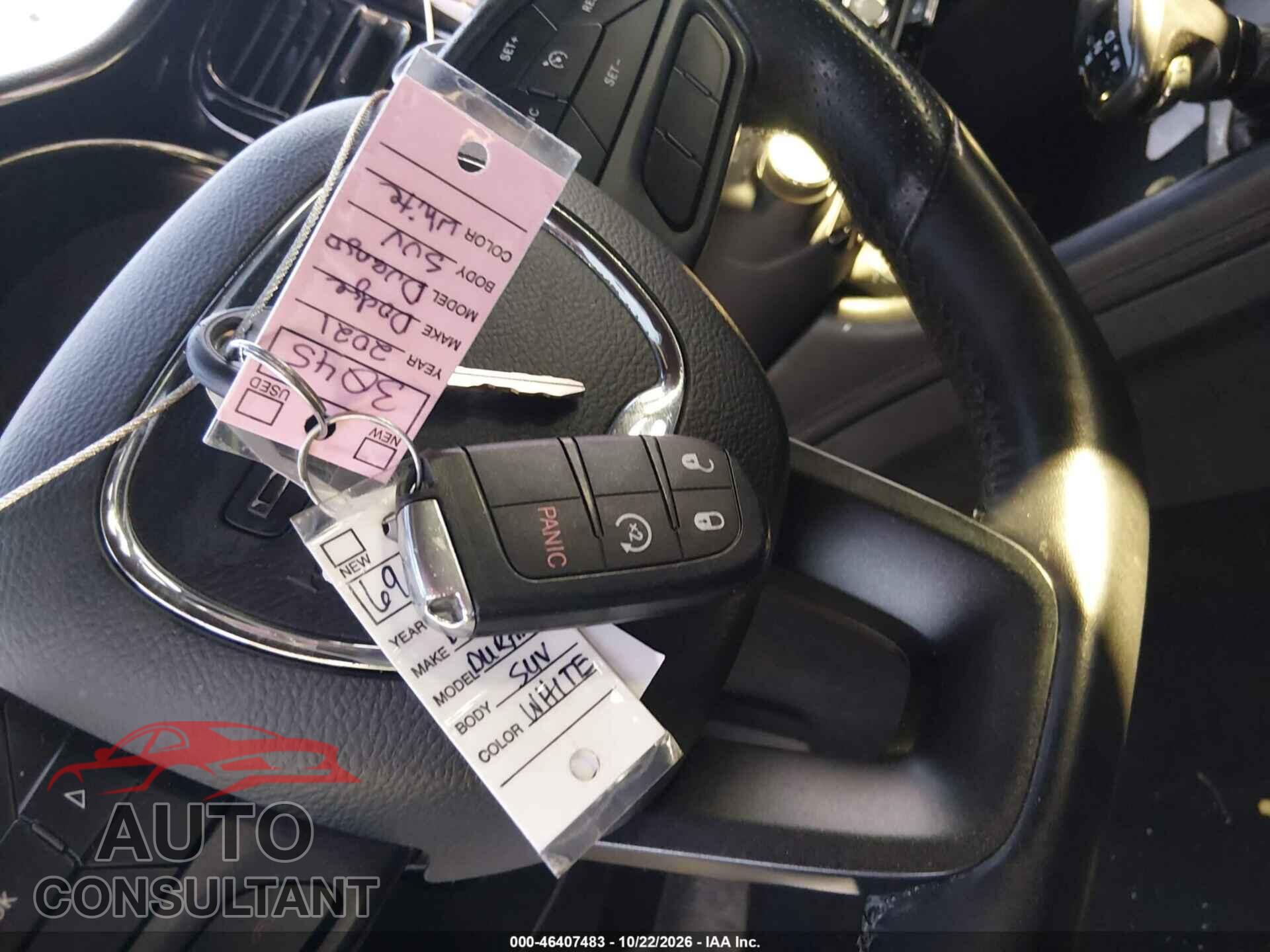 DODGE DURANGO 2021 - 1C4RDHDG2MC693045