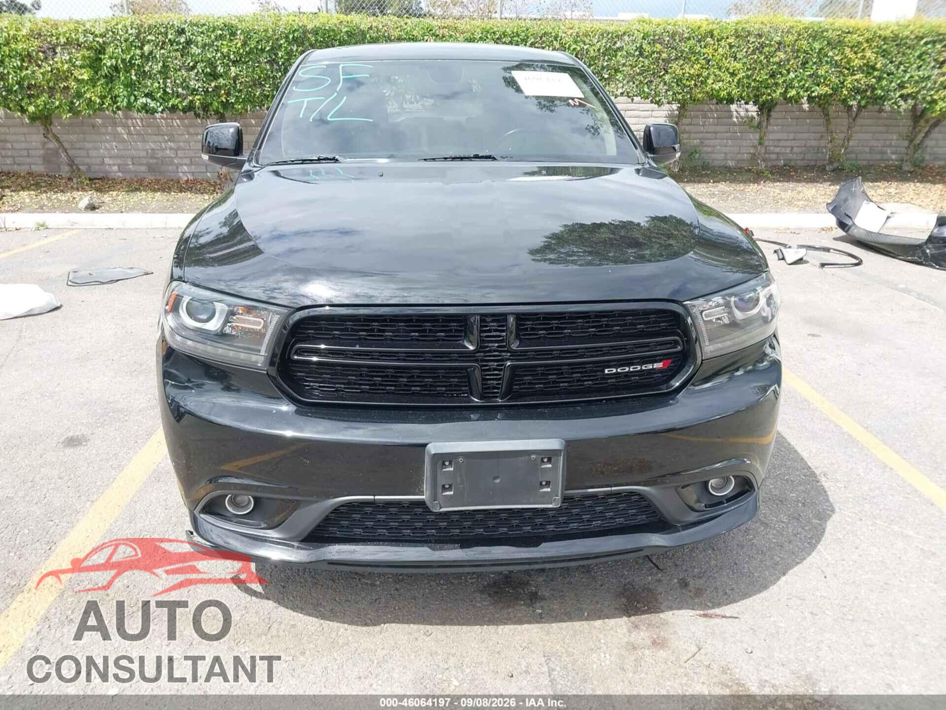 DODGE DURANGO 2017 - 1C4RDHDGXHC638722
