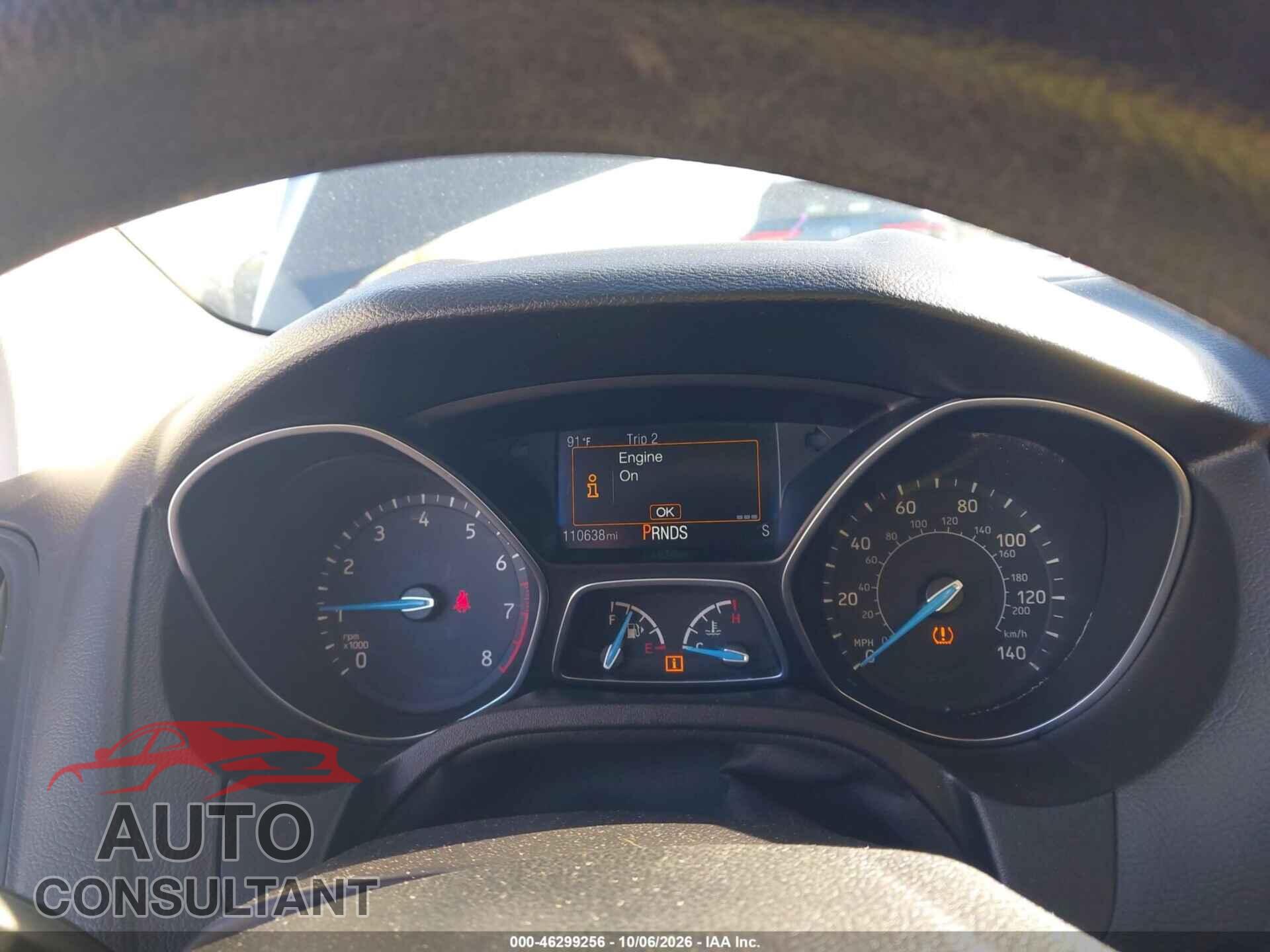 FORD FOCUS 2017 - 1FADP3FEXHL282097