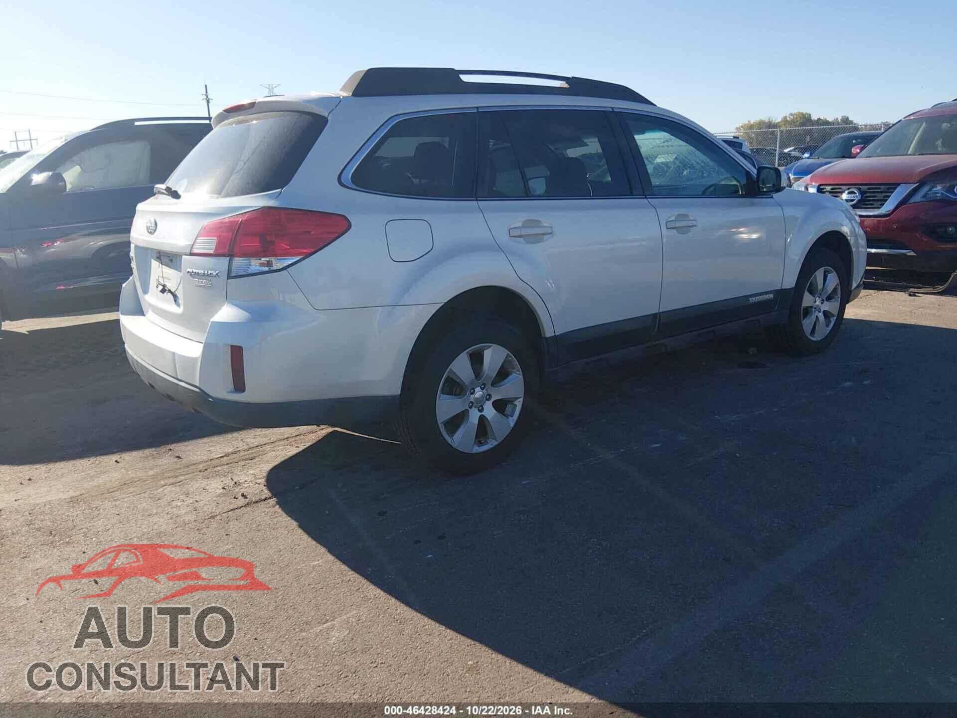 SUBARU OUTBACK 2010 - 4S4BRBCC3A3317654