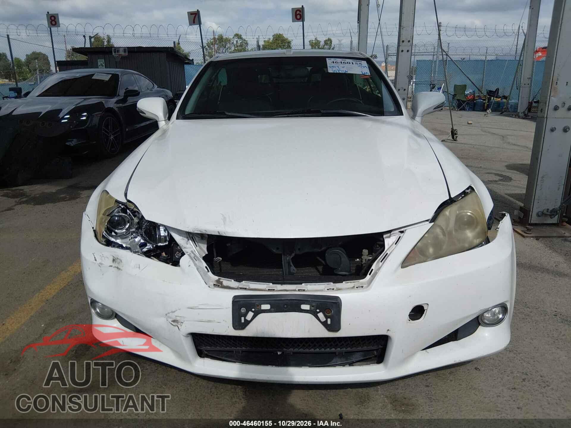 LEXUS IS 250C 2010 - JTHFF2C23A2500904