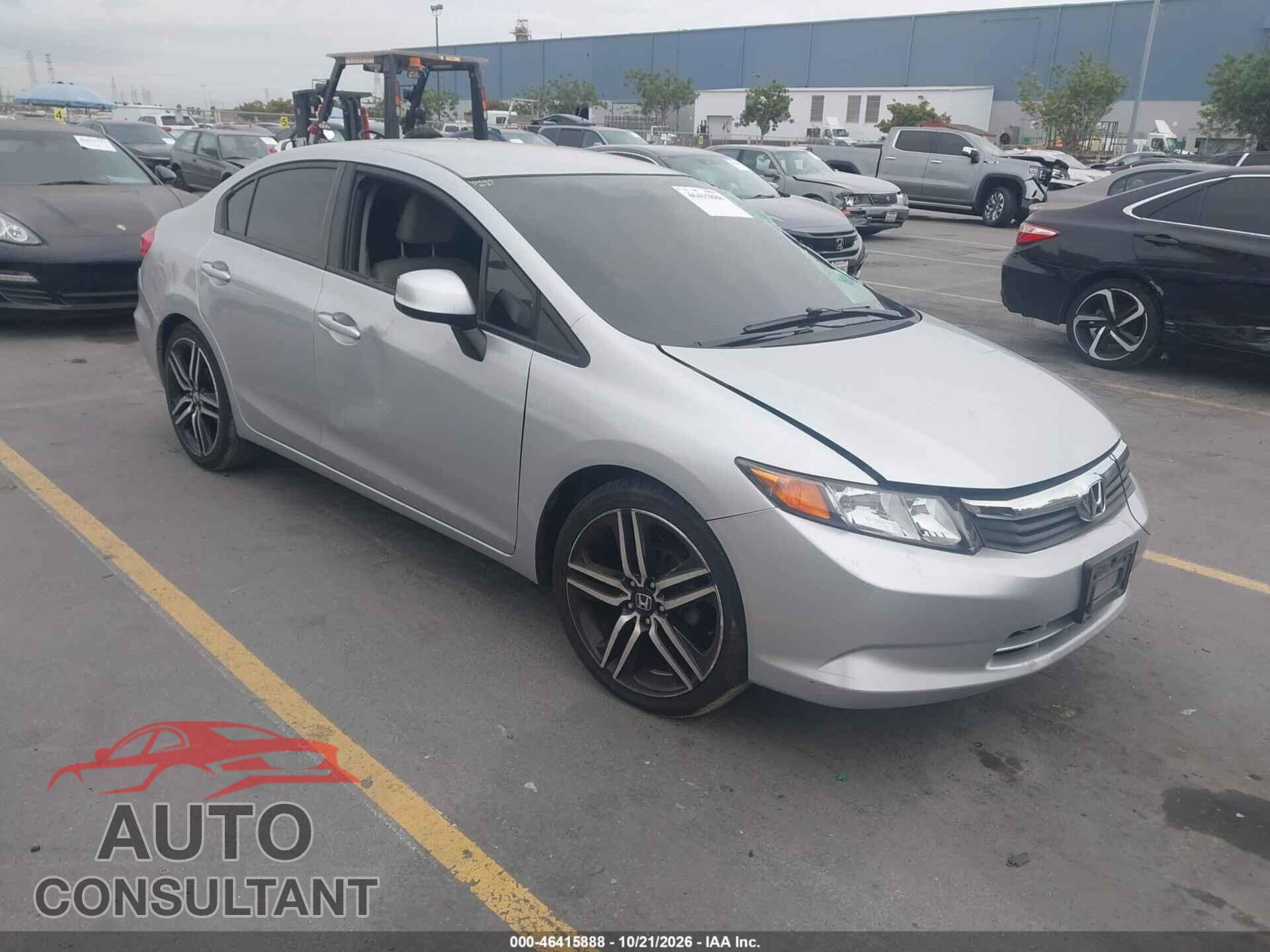 HONDA CIVIC 2012 - 19XFB2F57CE321676