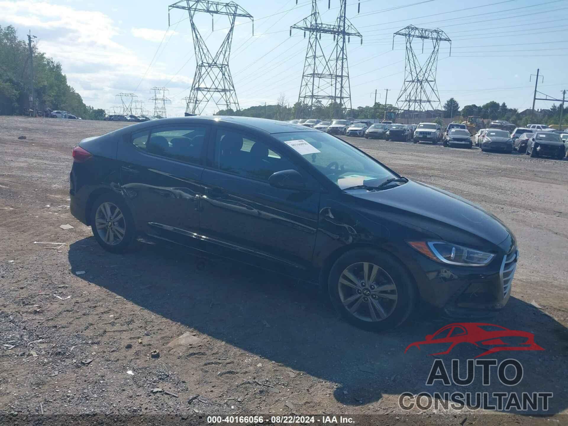 HYUNDAI ELANTRA 2018 - 5NPD84LF9JH391672